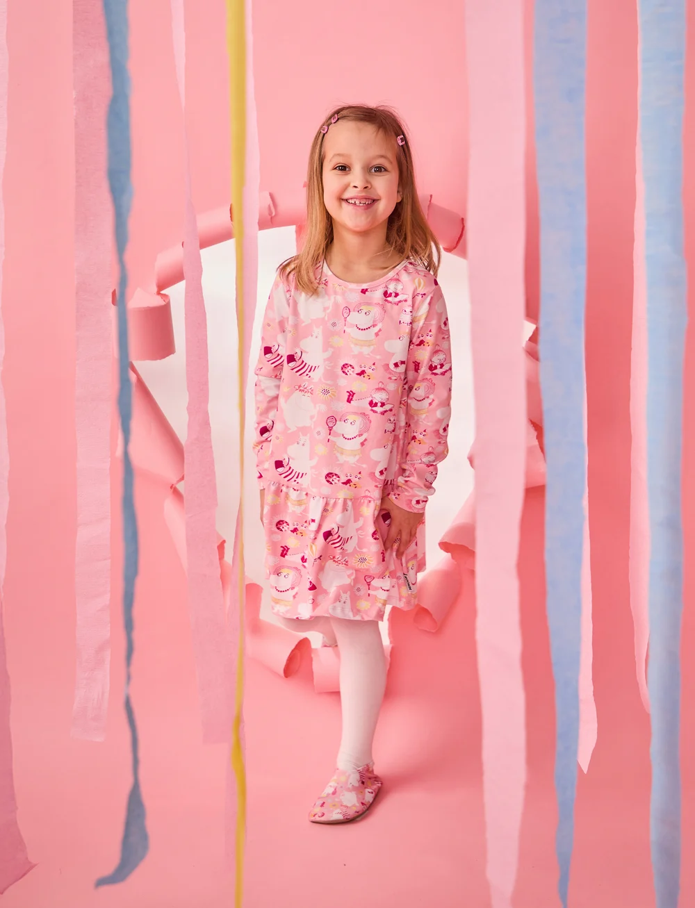 MOOMIN - KOSTYMER KLÄNNING - langärmelige freizeitkleider - pink - 0