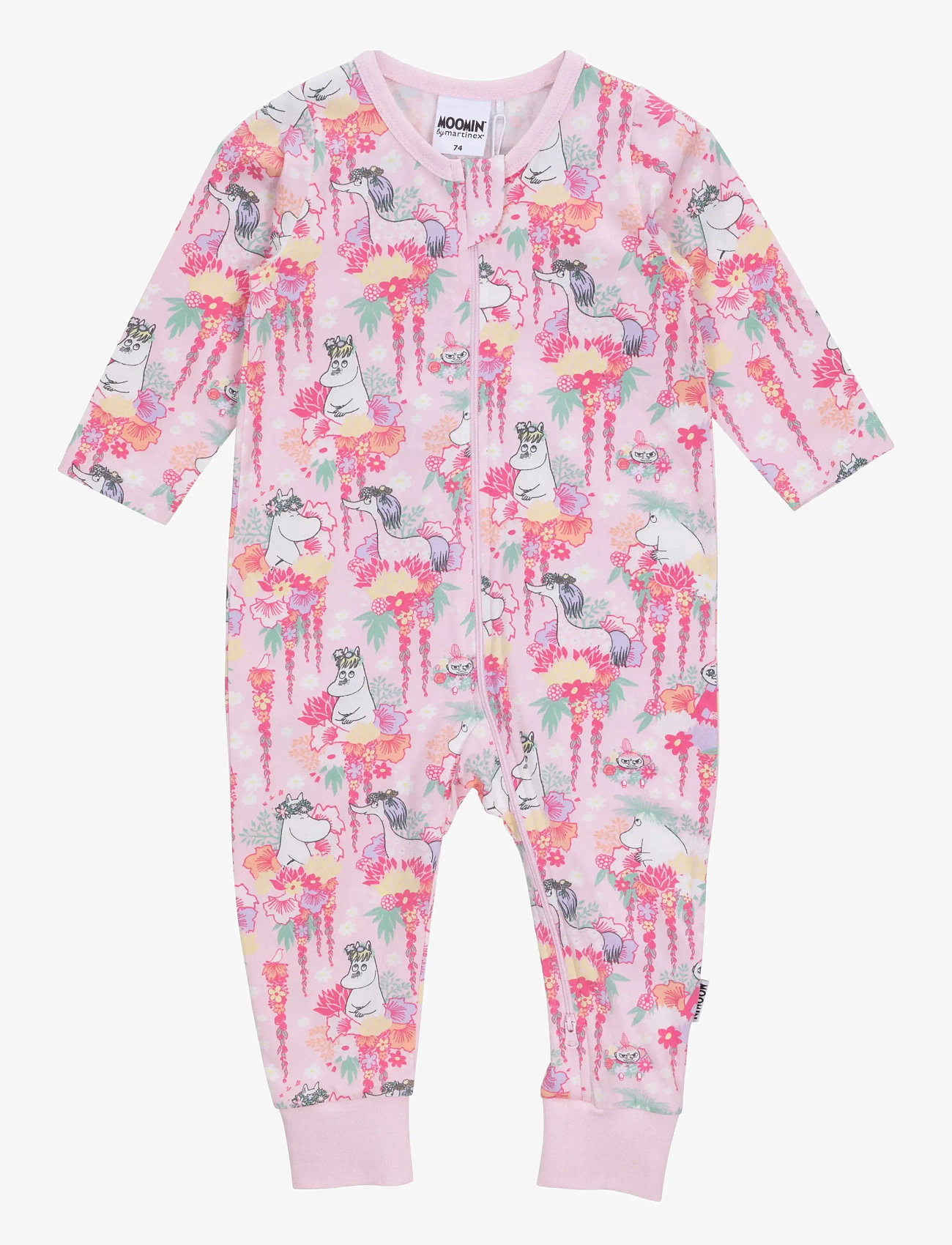 Martinex - BLOMKRANS PYJAMAS - natdragter - pink - 0