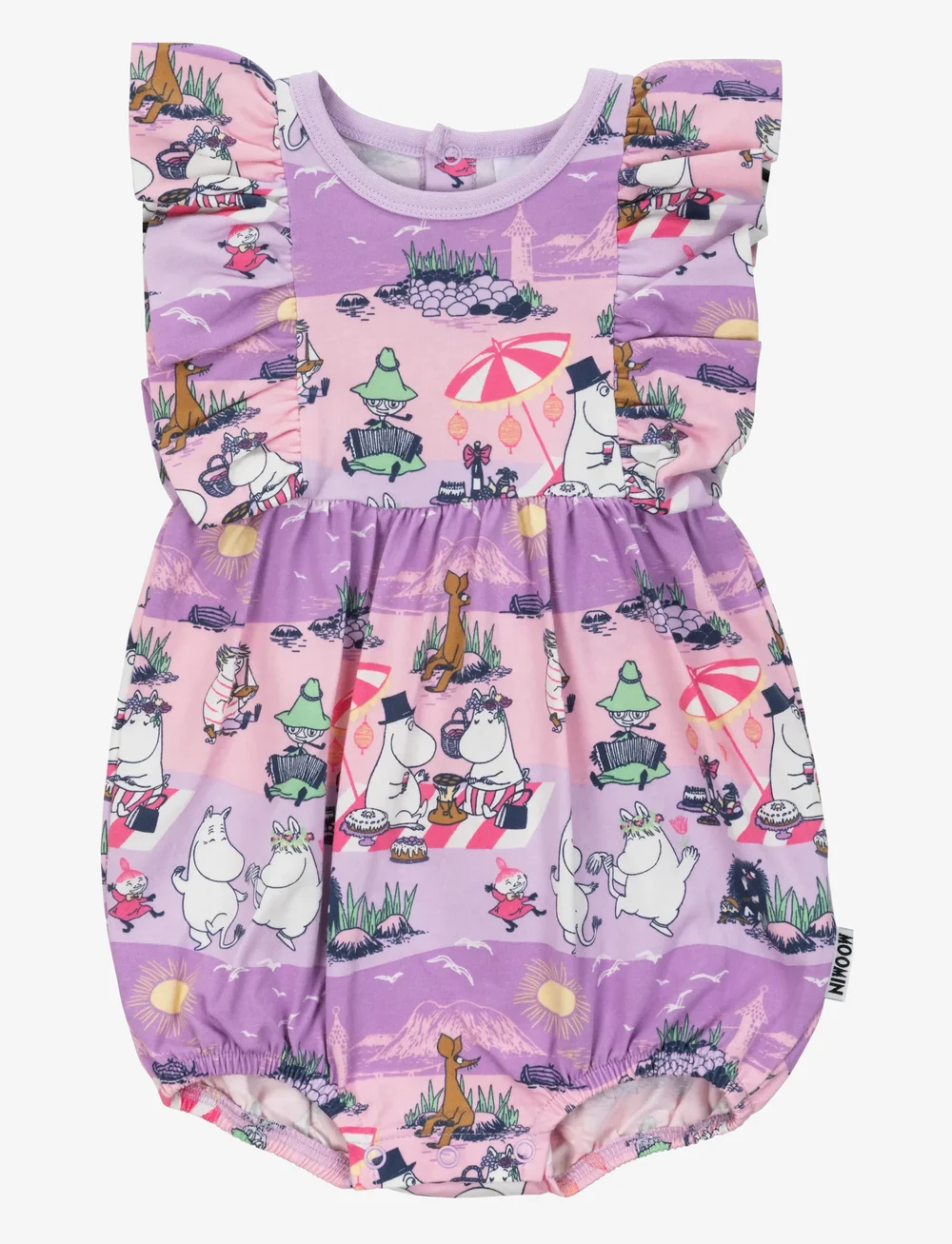 MUMIN - STRANDDAG PLAYSUIT - bodyer uden ærmer - purple - 0