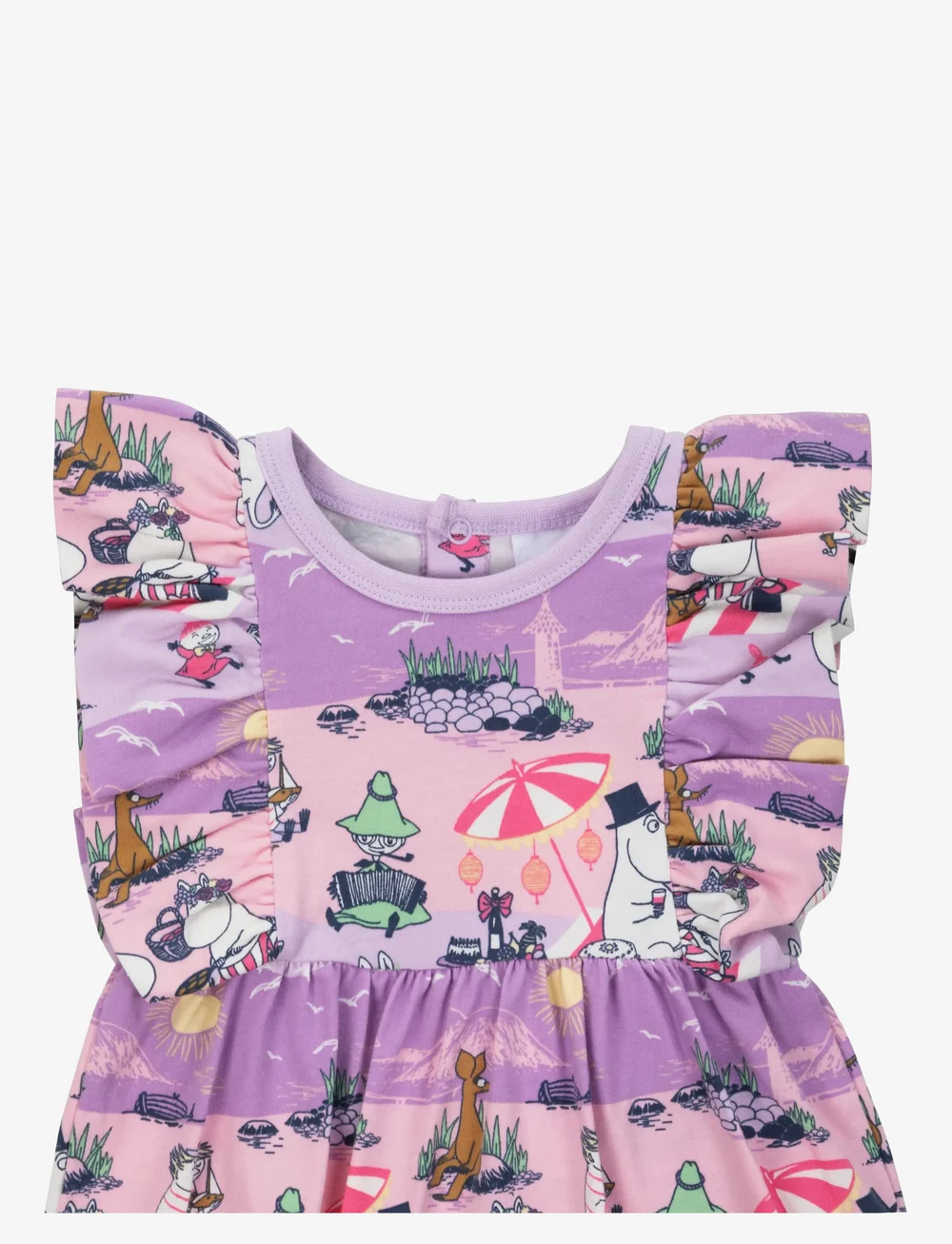 MUMIN - STRANDDAG PLAYSUIT - bodyer uden ærmer - purple - 1