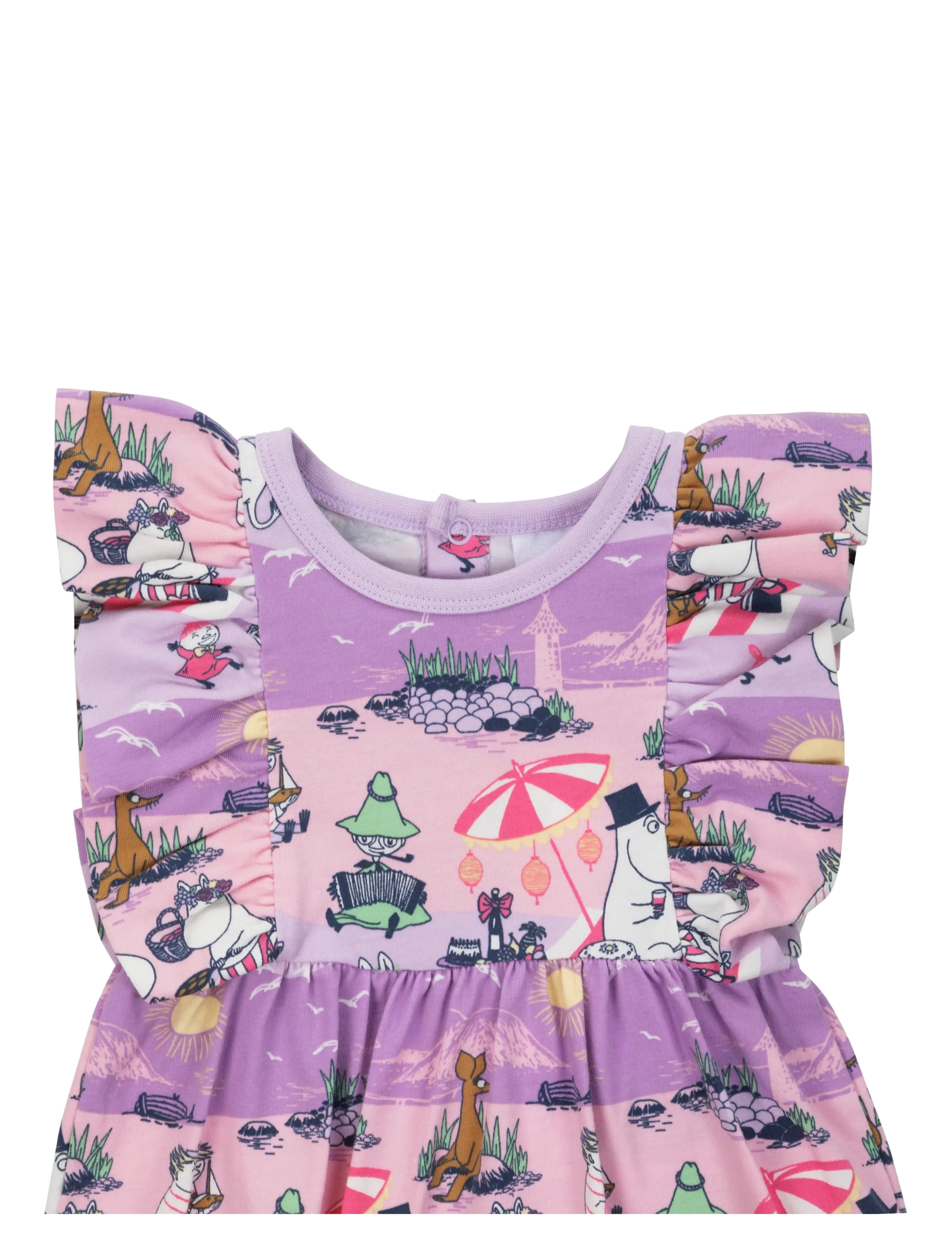 MOOMIN - STRANDDAG PLAYSUIT - ermalausar samfellur - purple - 1