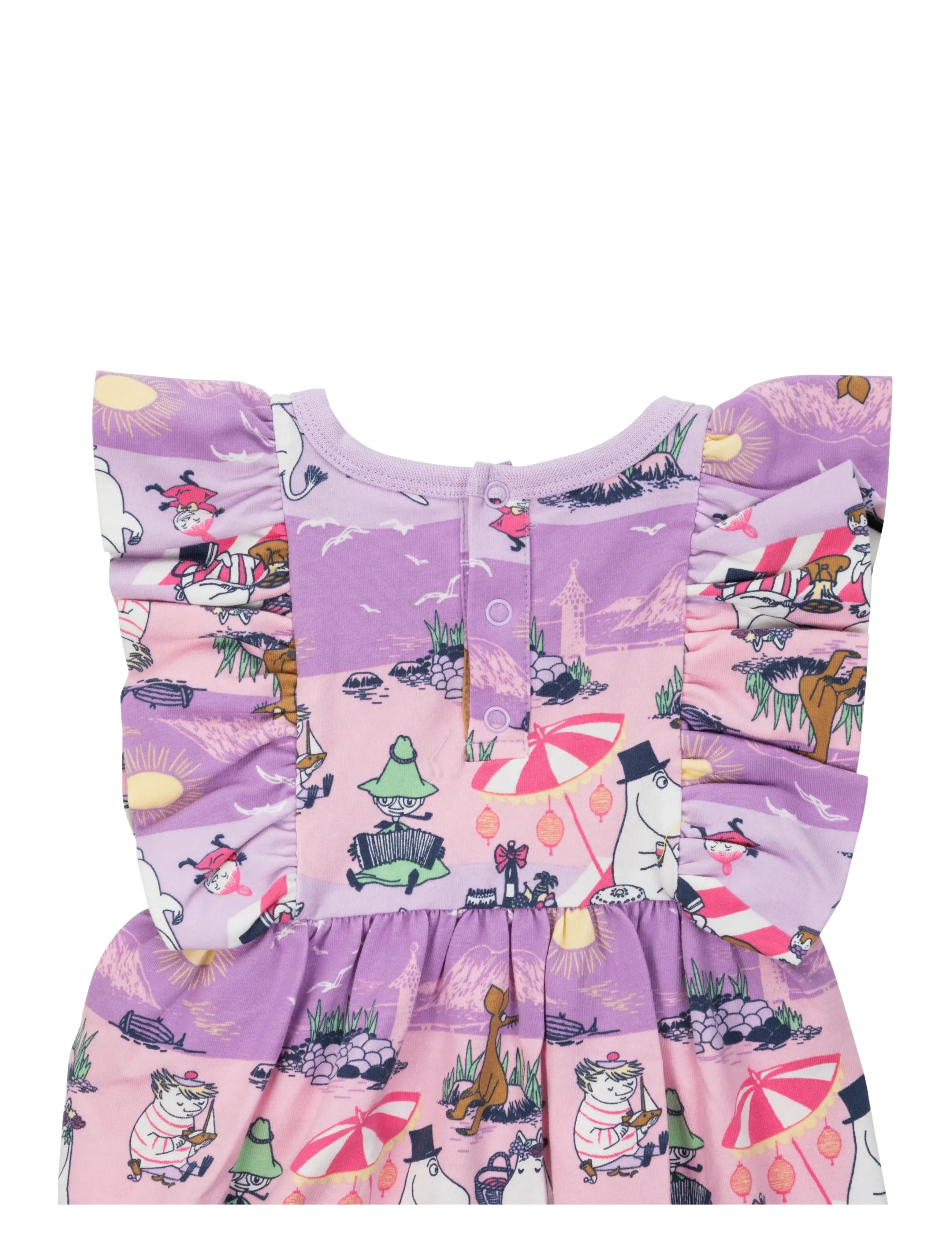 MOOMIN - STRANDDAG PLAYSUIT - ermalausar samfellur - purple - 2