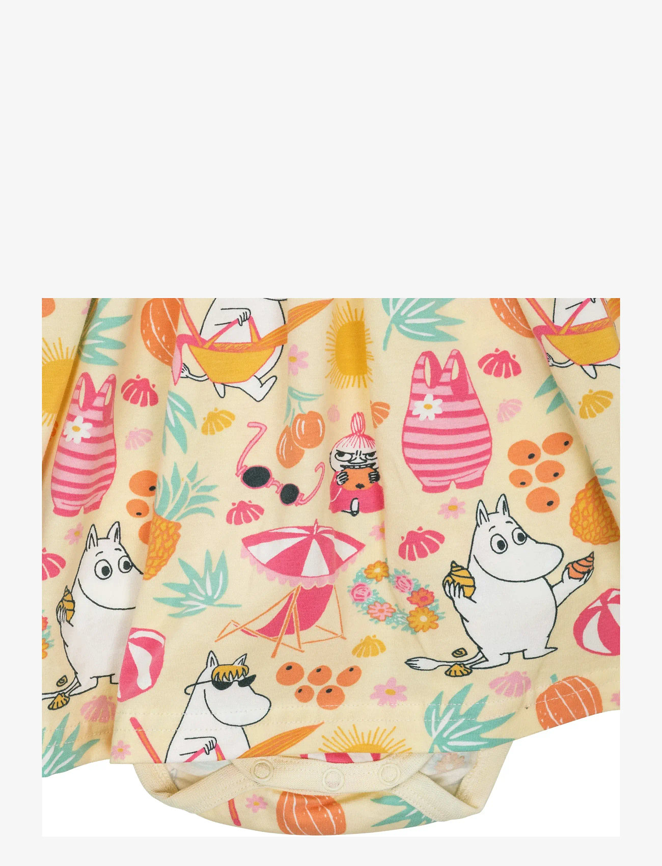 MOOMIN - SOMMAR BODYKLÄNNING - short-sleeved baby dresses - yellow - 1