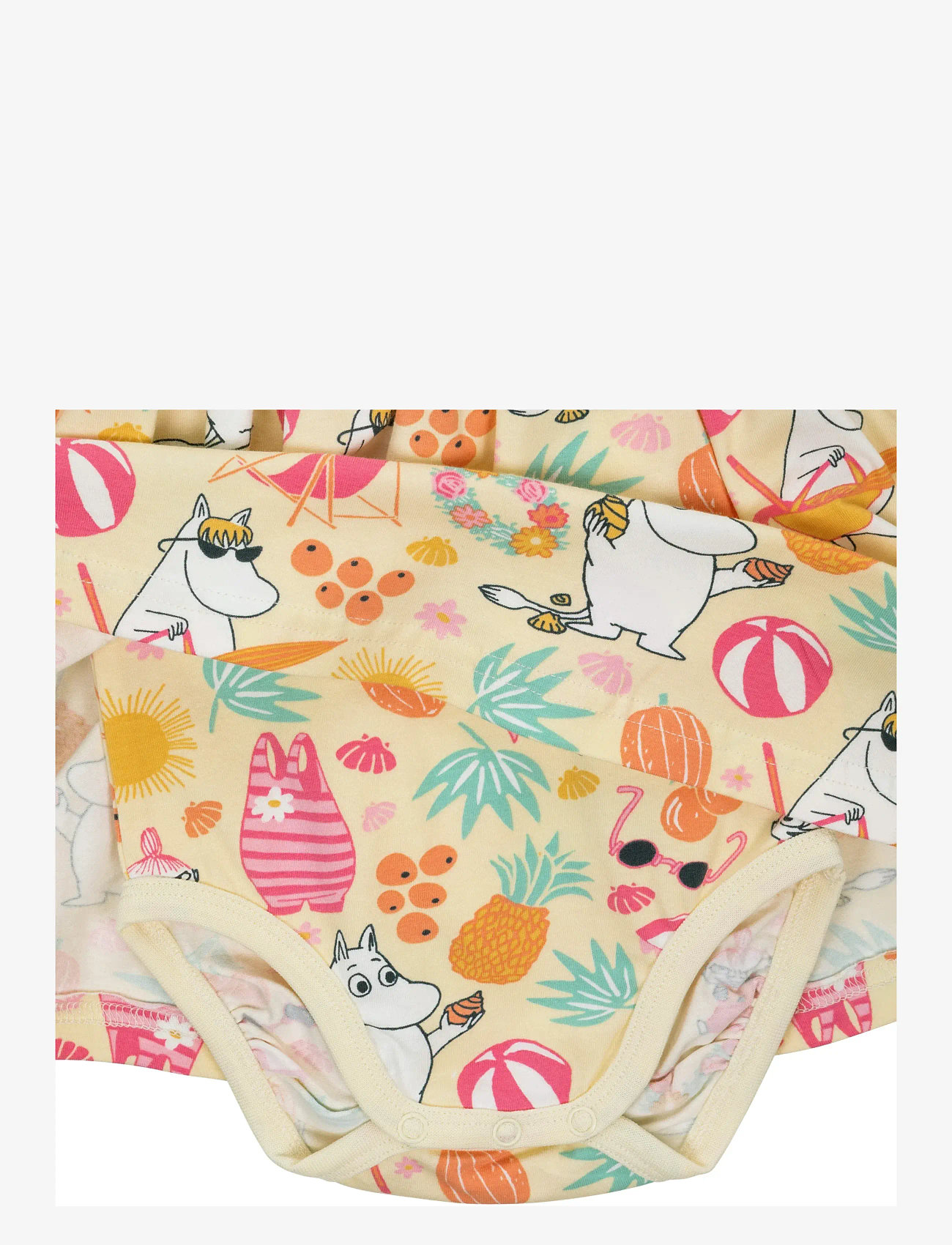 MOOMIN - SOMMAR BODYKLÄNNING - short-sleeved baby dresses - yellow - 2