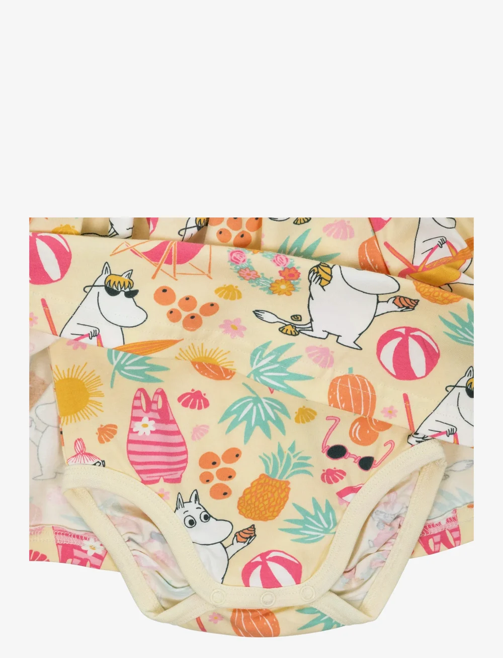 MUMIN - SOMMAR BODYKLÄNNING - kortärmade babyklänningar - yellow - 2