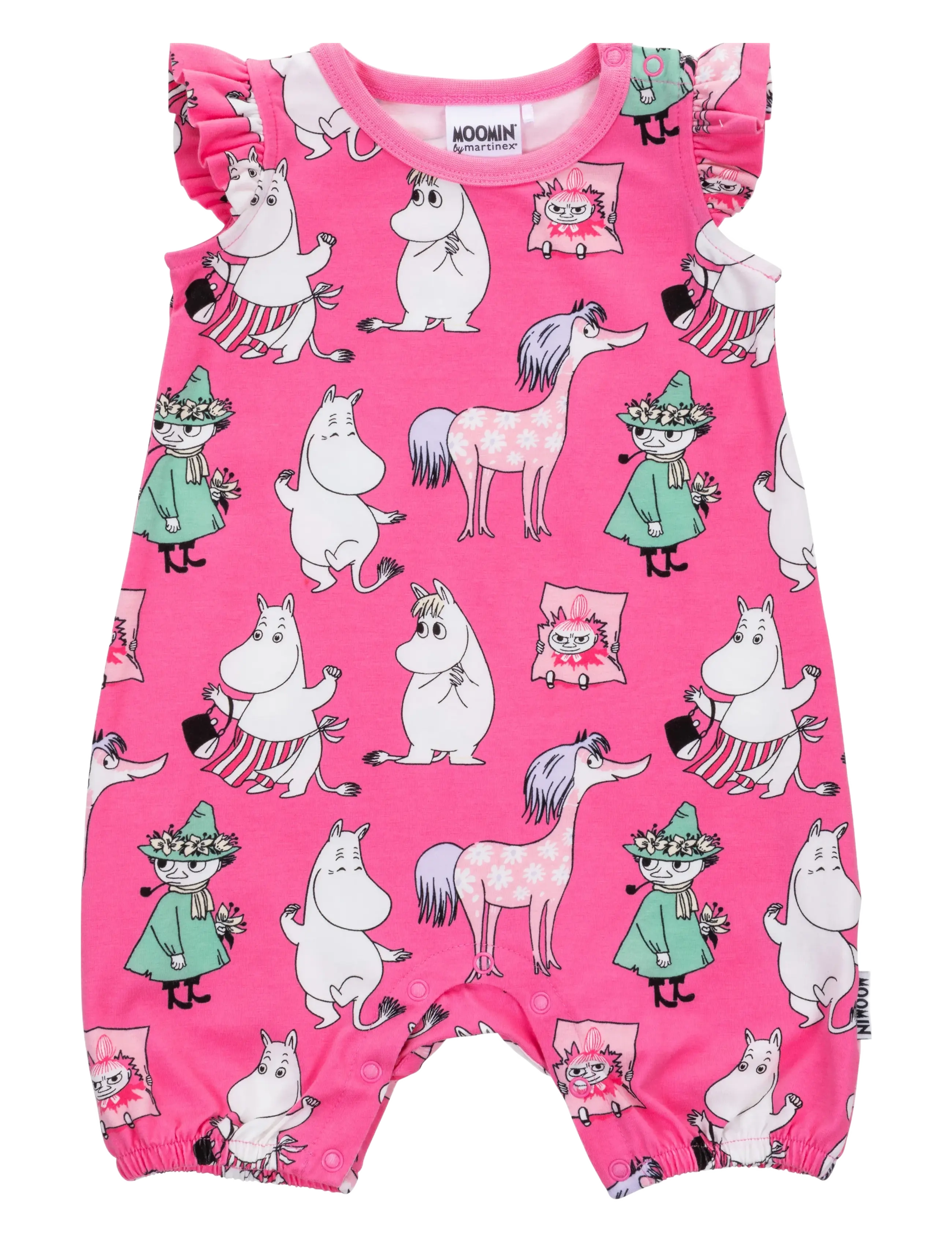 MUMIN - TJEJGÄNG PLAYSUIT - kortermede heldresser - pink - 0