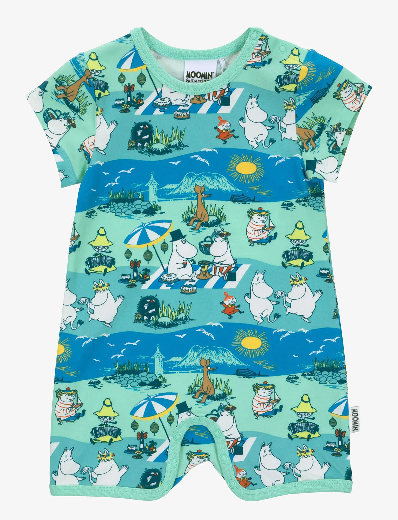 MOOMIN - STRANDDAG PLAYSUIT - kurzärmelig - blue - 0