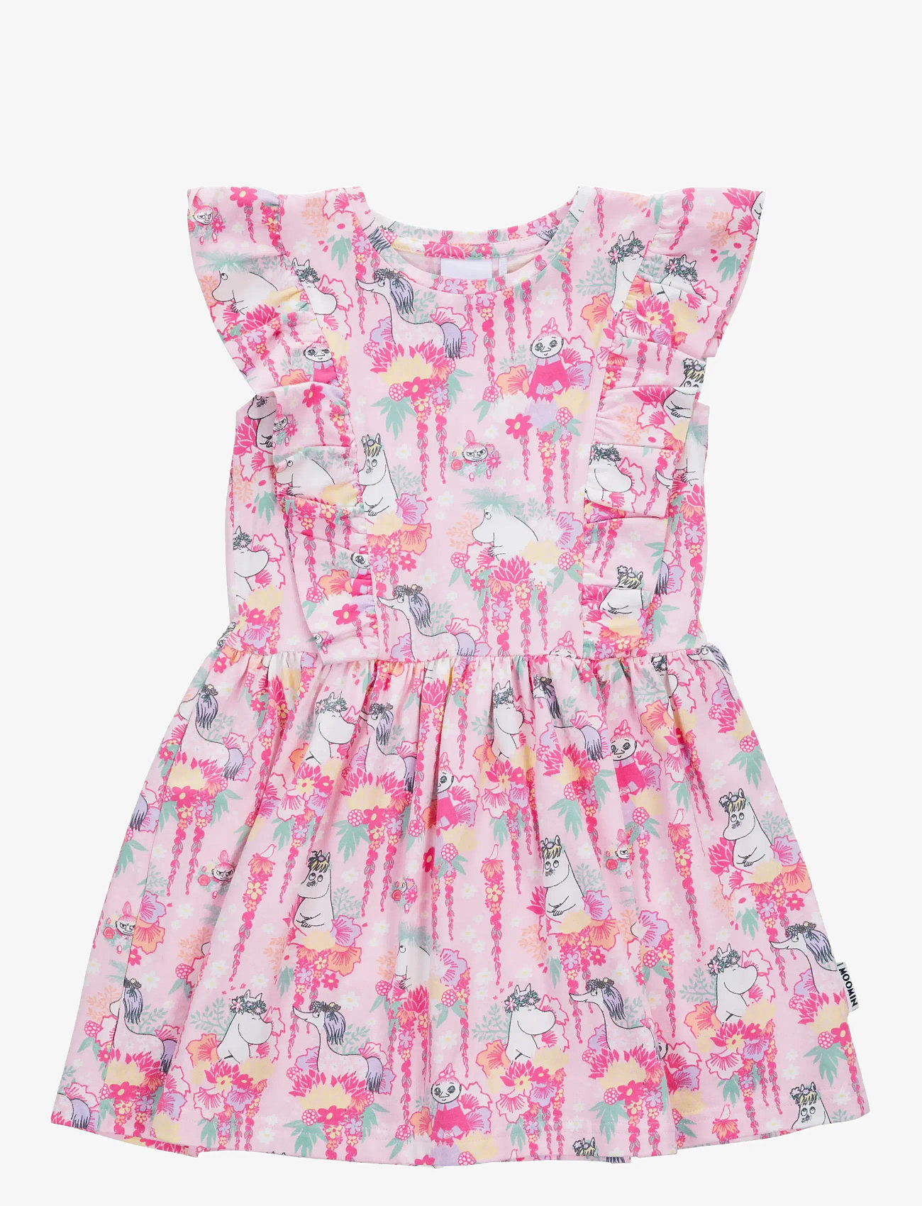 MUMIN - BLOMKRANS KLÄNNING - sleeveless casual dresses - pink - 0
