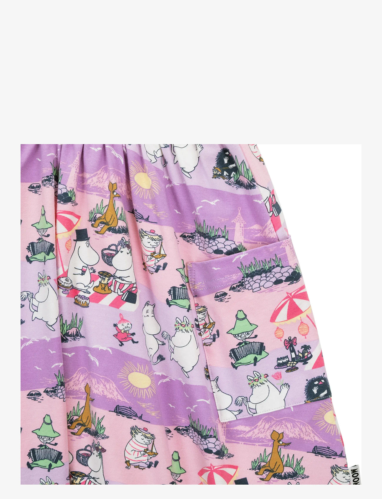 MUMIN - STRANDDAG KLÄNNING - kortærmede hverdagskjoler - purple - 1