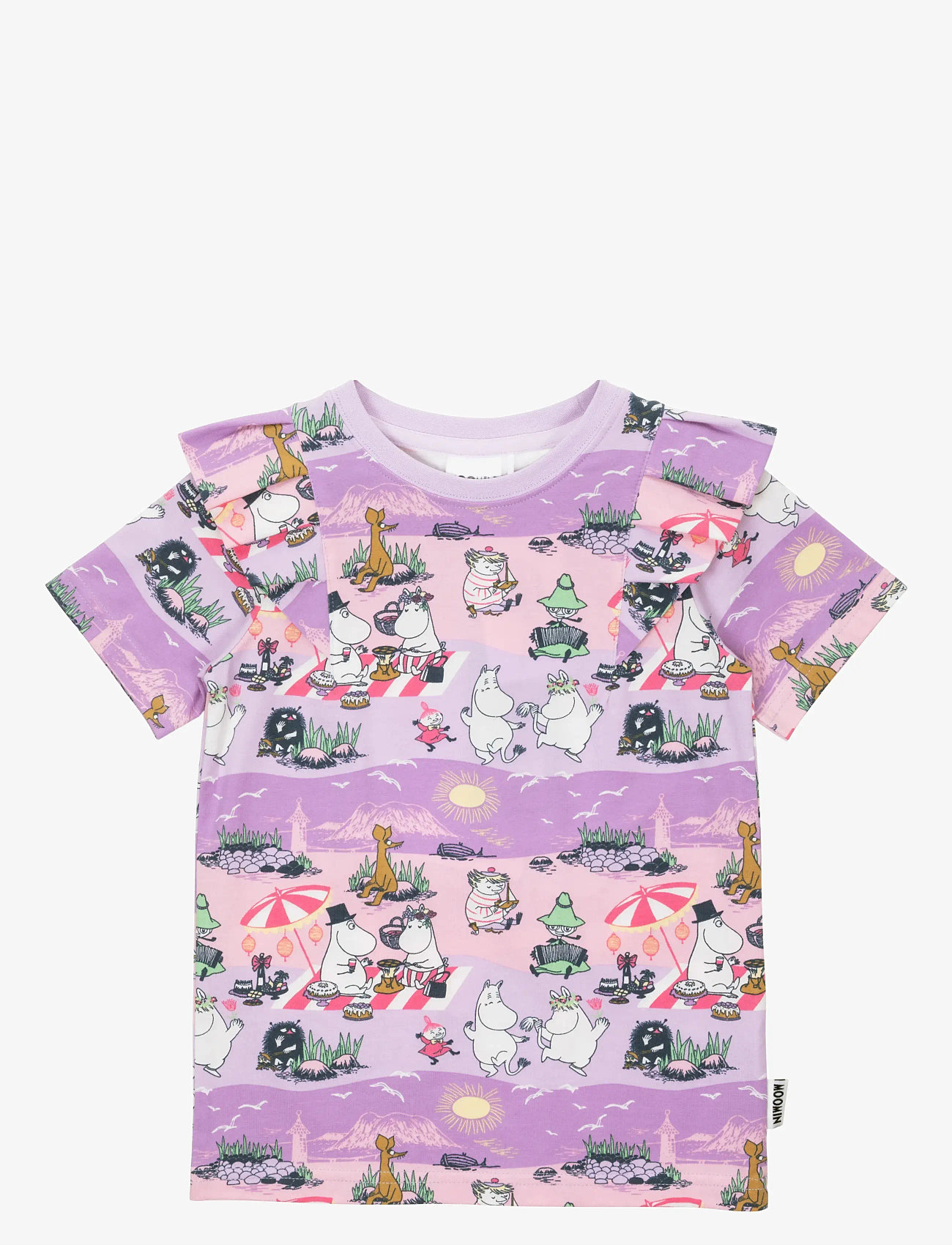 MOOMIN - STRANDDAG T-SHIRT - short-sleeved t-shirts - purple - 0