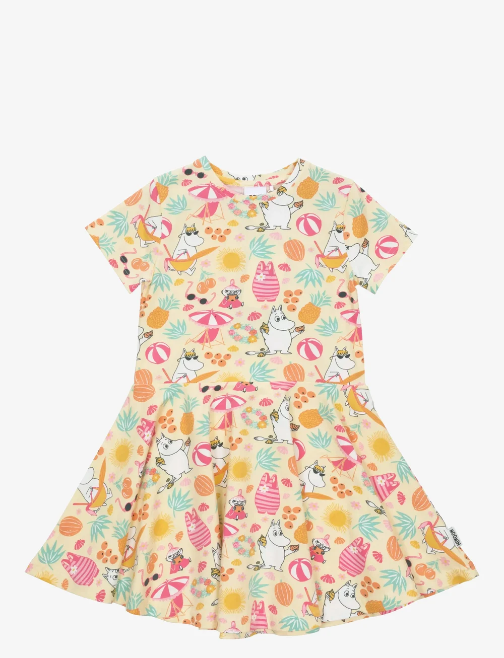 MOOMIN - SOMMAR KLÄNNING - short-sleeved casual dresses - yellow - 0