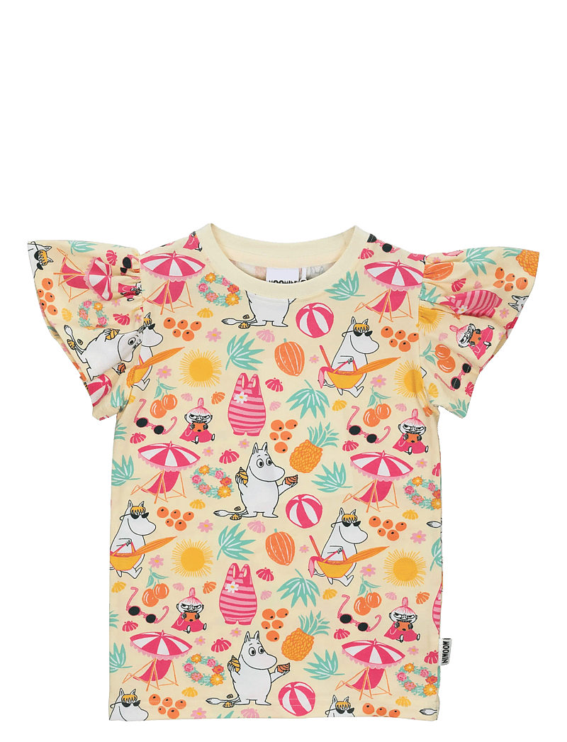 MUMIN - SOMMAR T-SHIRT - kortärmade t-shirts - yellow - 0