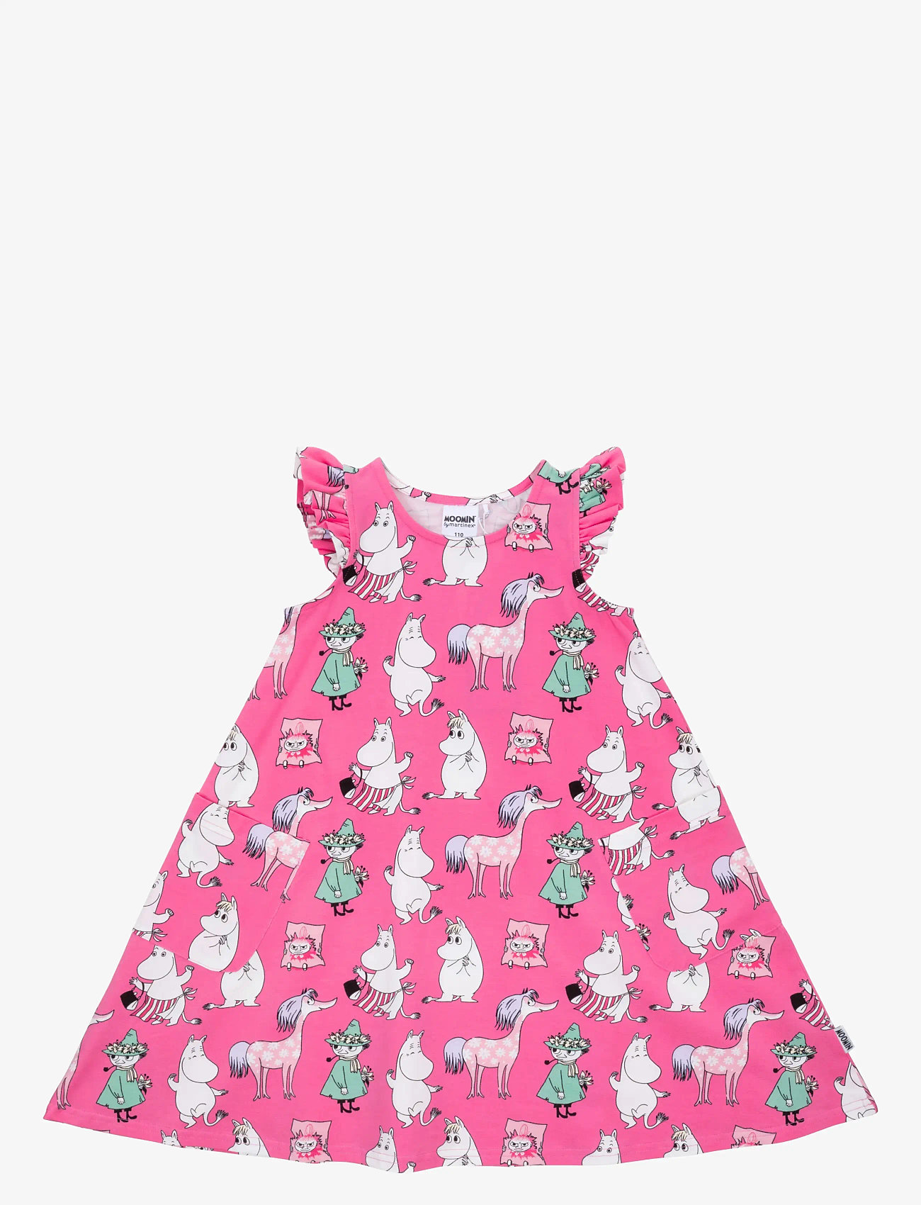 Muumitrollid - TJEJGÄNG KLÄNNING - varrukateta vabaaja kleidid - pink - 0