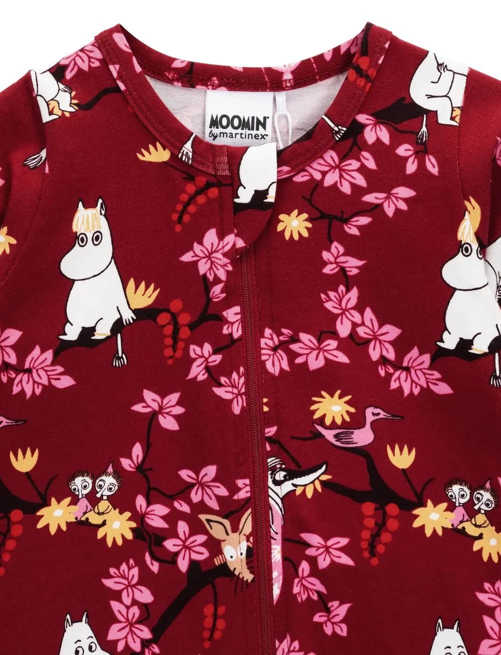 MUMIN - KLÄTTERTRÄD PYJAMAS - sovoveraller - red - 1