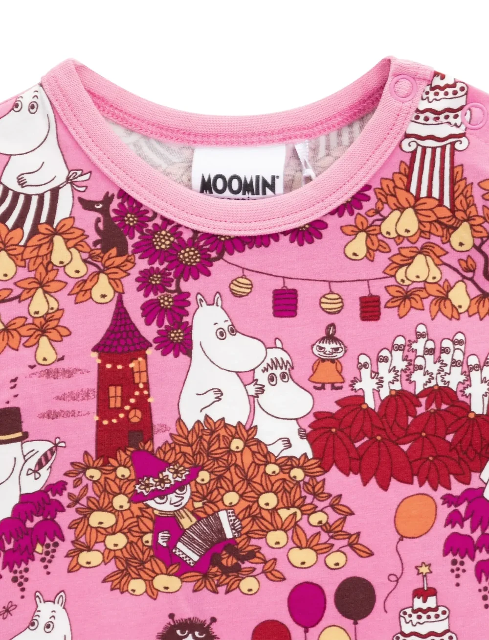 MUMIN - SKÖRDEFEST BODY - långärmade bodies - pink - 1