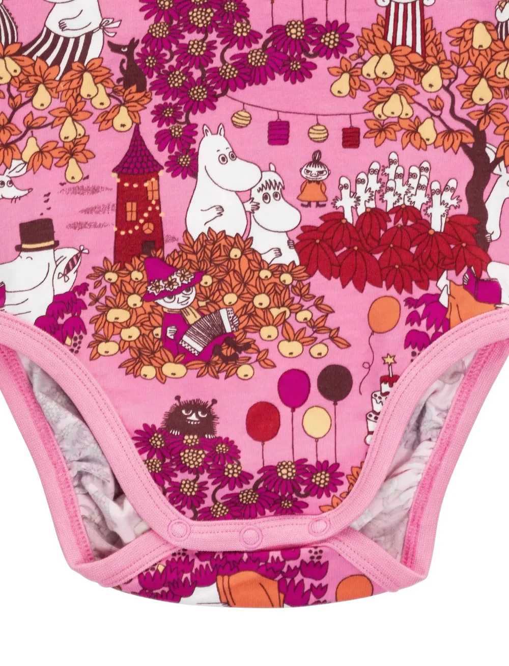 MUMIN - SKÖRDEFEST BODY - långärmade bodies - pink - 2