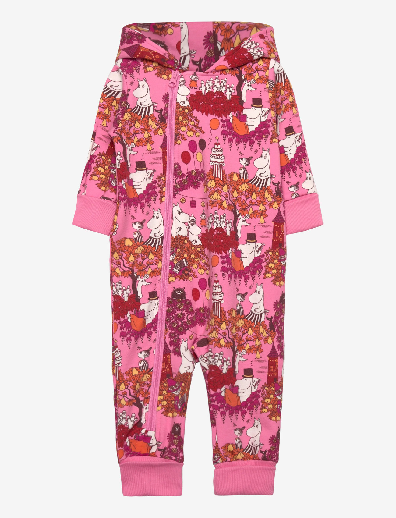 MOOMIN - SKÖRDEFEST OVERALL - langärmelig - pink - 0