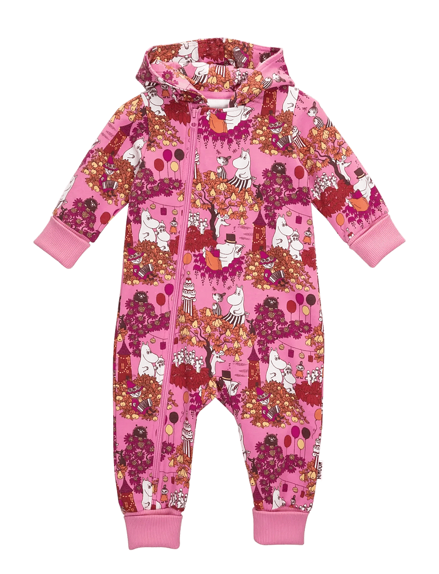 MUMIN - SKÖRDEFEST OVERALL B - långärmade bodysuits - pink - 1