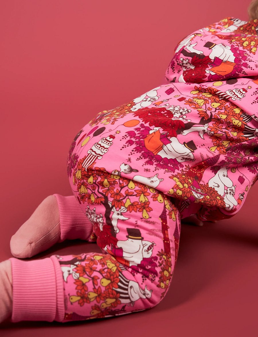 MUMIN - SKÖRDEFEST OVERALL B - långärmade bodysuits - pink - 3