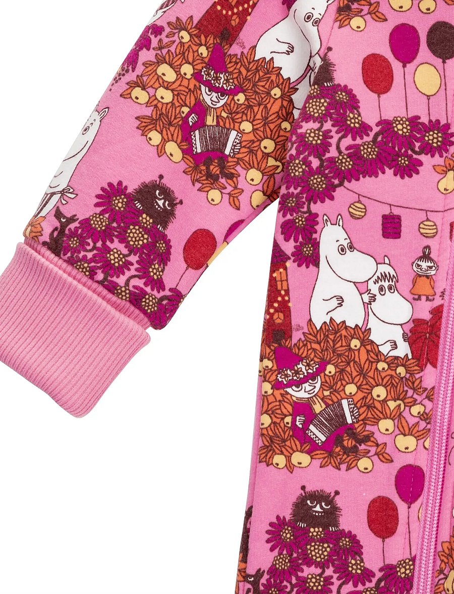 MUMIN - SKÖRDEFEST OVERALL B - långärmade bodysuits - pink - 5