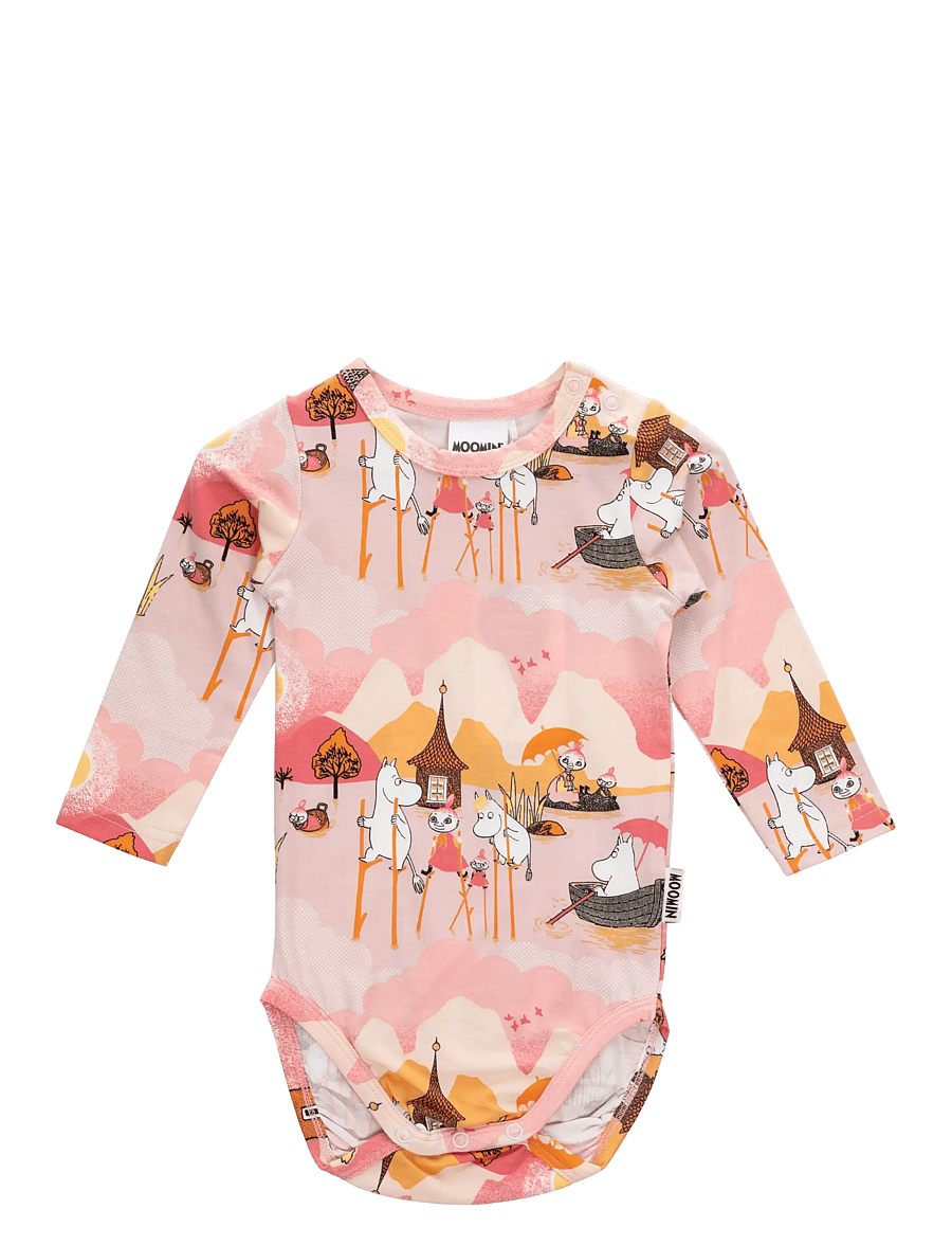 Mumins - STÖRTFLOD BODY - rāpulīši ar garām piedurknēm - beige - 0