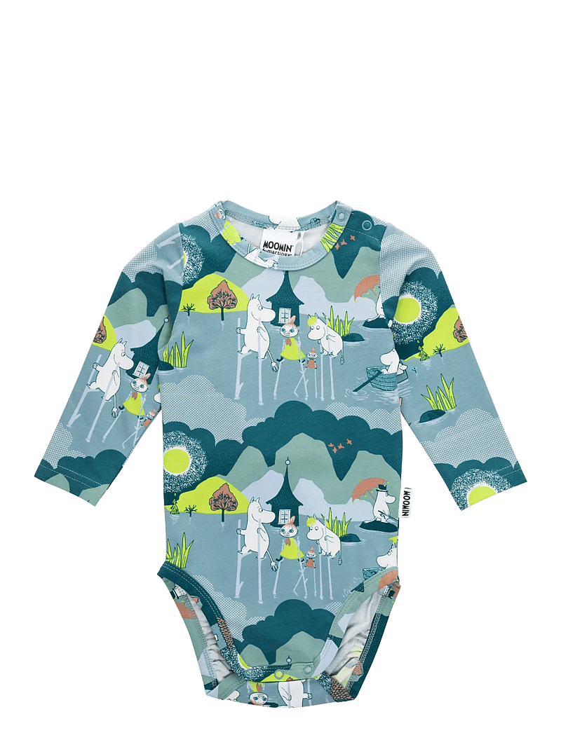 MUMIN - STÖRTFLOD BODY - långärmade bodies - blue - 0