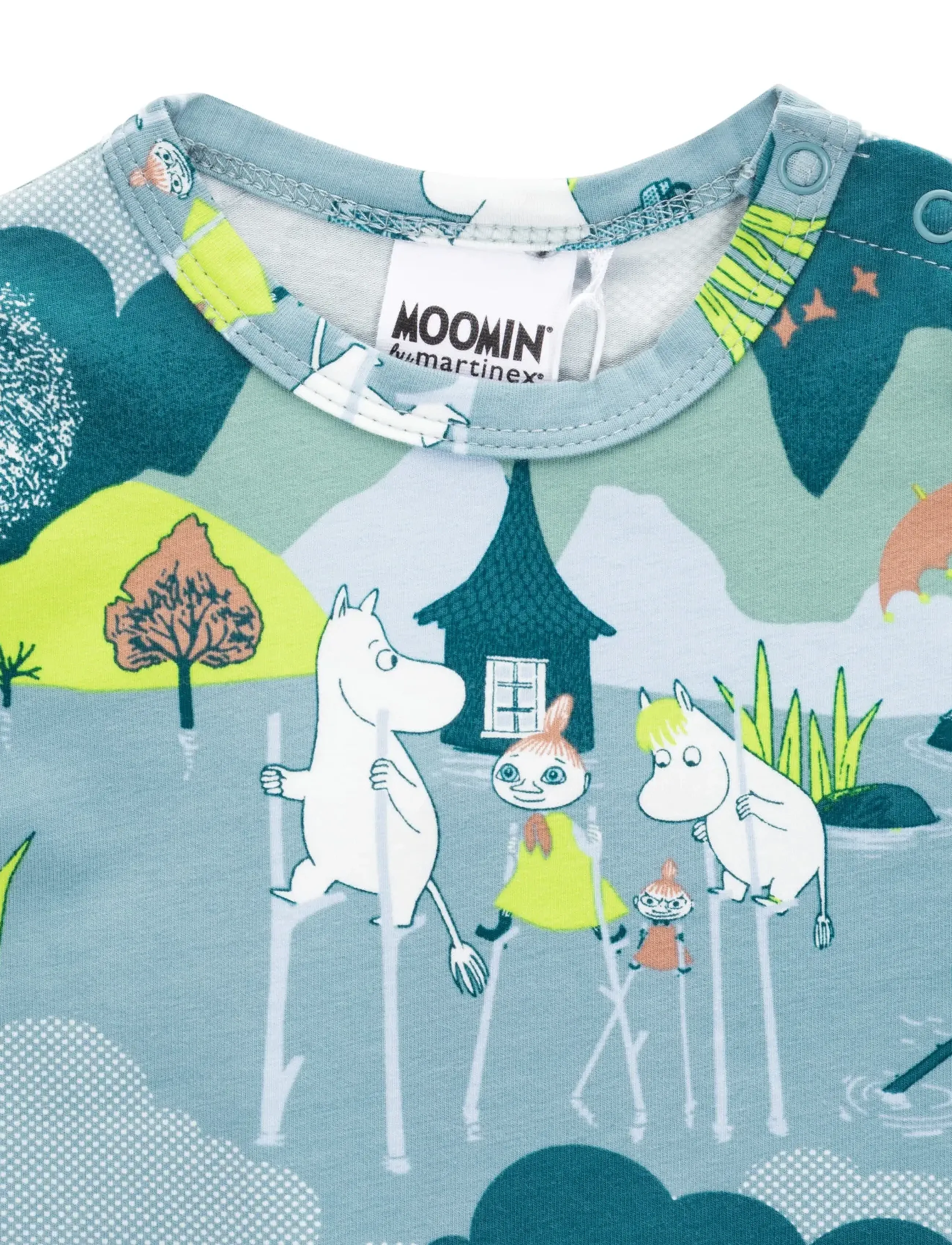 MOOMIN - STÖRTFLOD BODY - langärmelige bodys - blue - 1