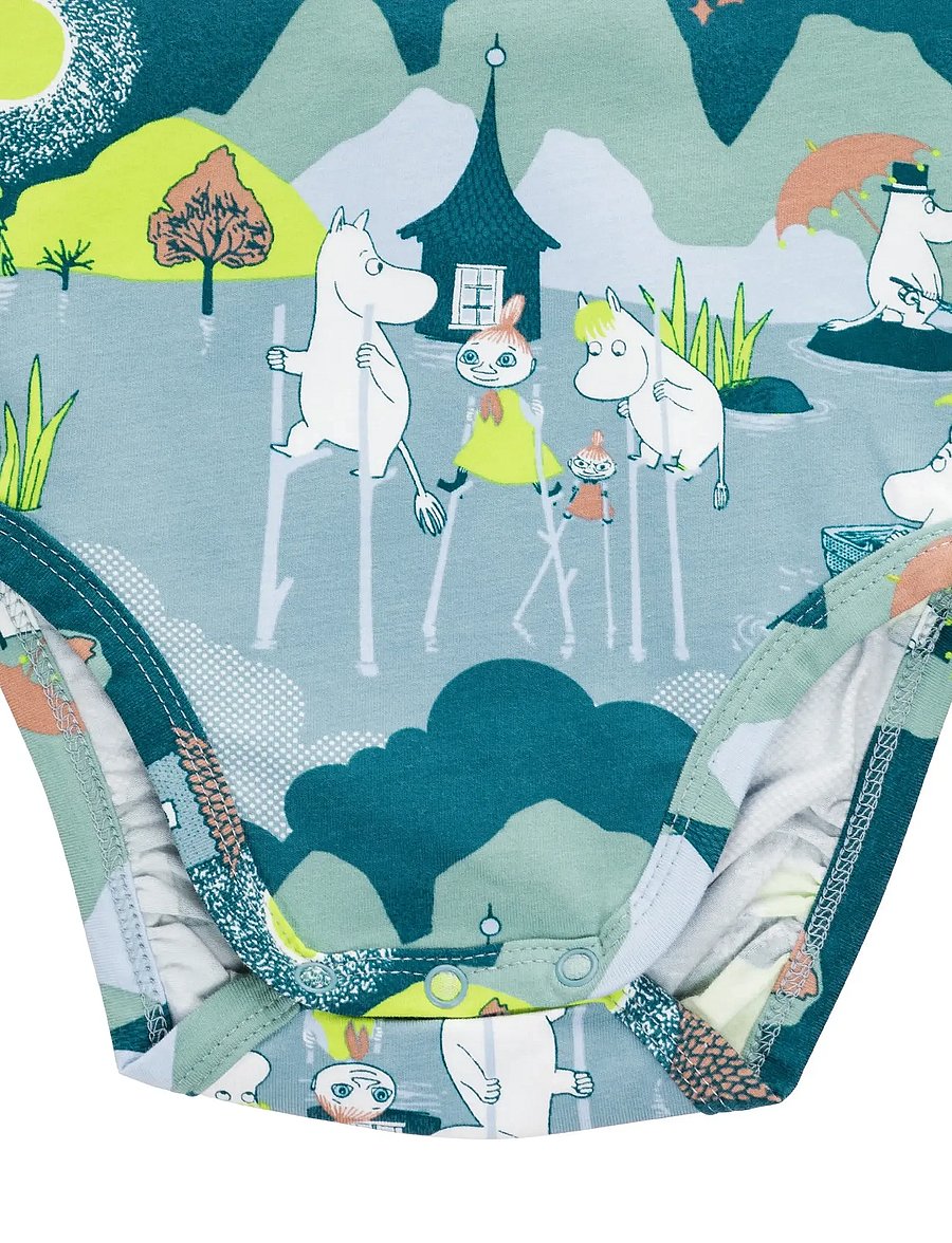 MOOMIN - STÖRTFLOD BODY - langärmelige bodys - blue - 2