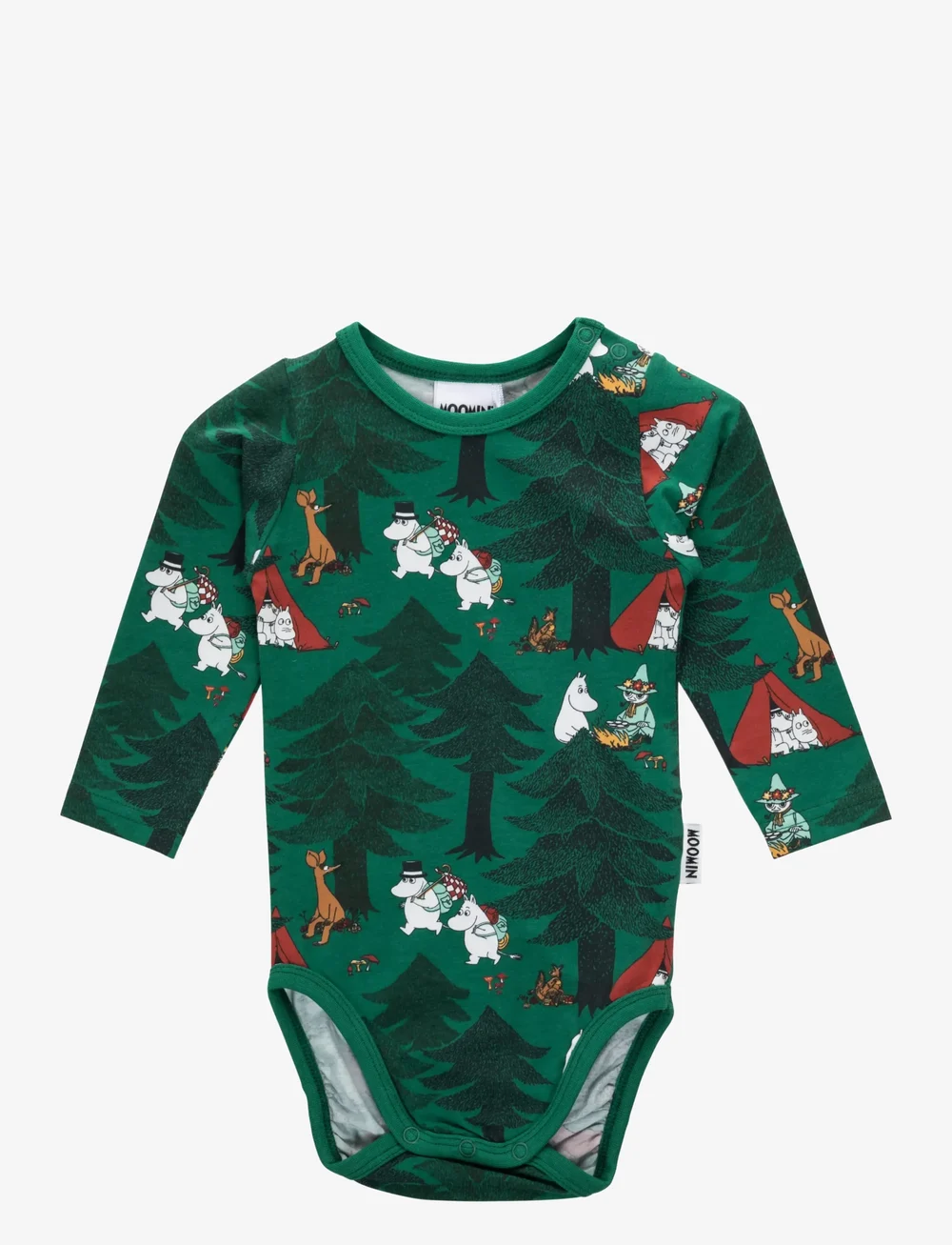 MUUMI - TELTTAILU BODY - pitkähihaiset bodyt - green - 1