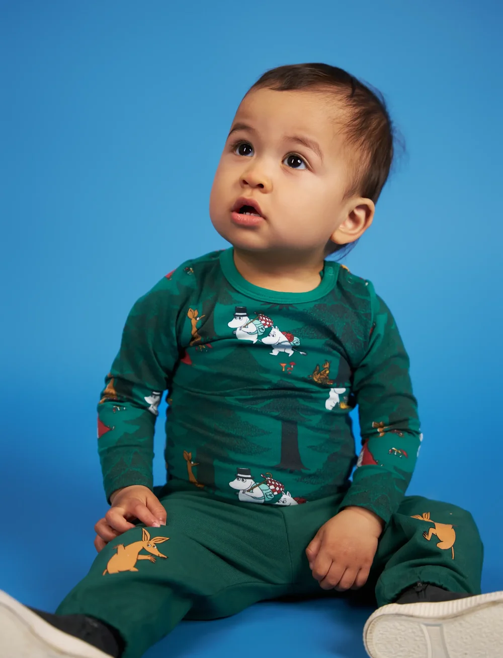 MUUMI - TELTTAILU BODY - pitkähihaiset bodyt - green - 0