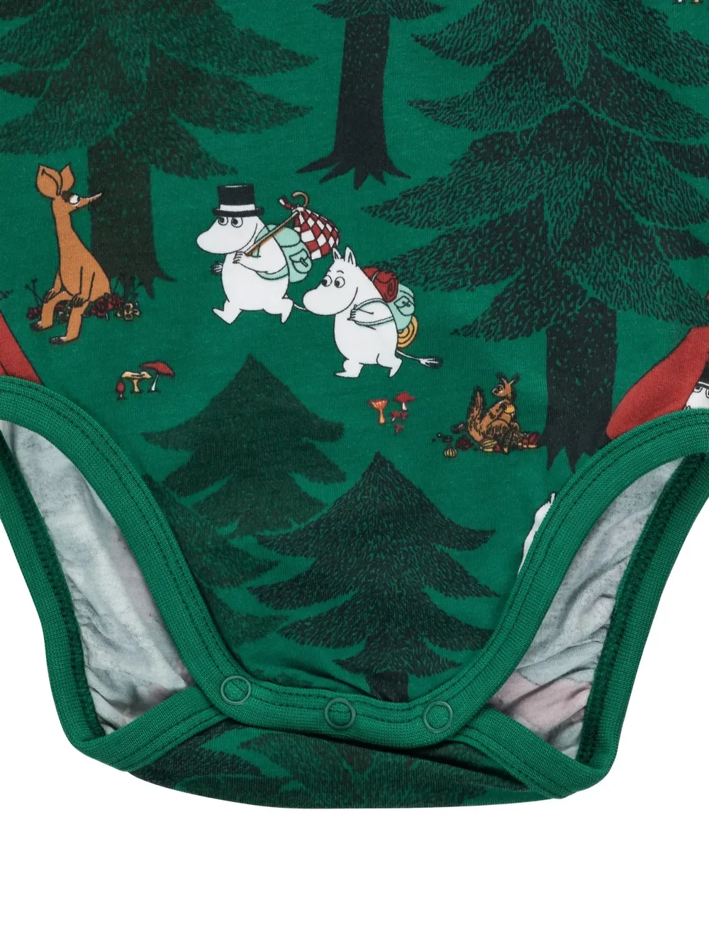 MUUMI - TELTTAILU BODY - pitkähihaiset bodyt - green - 4