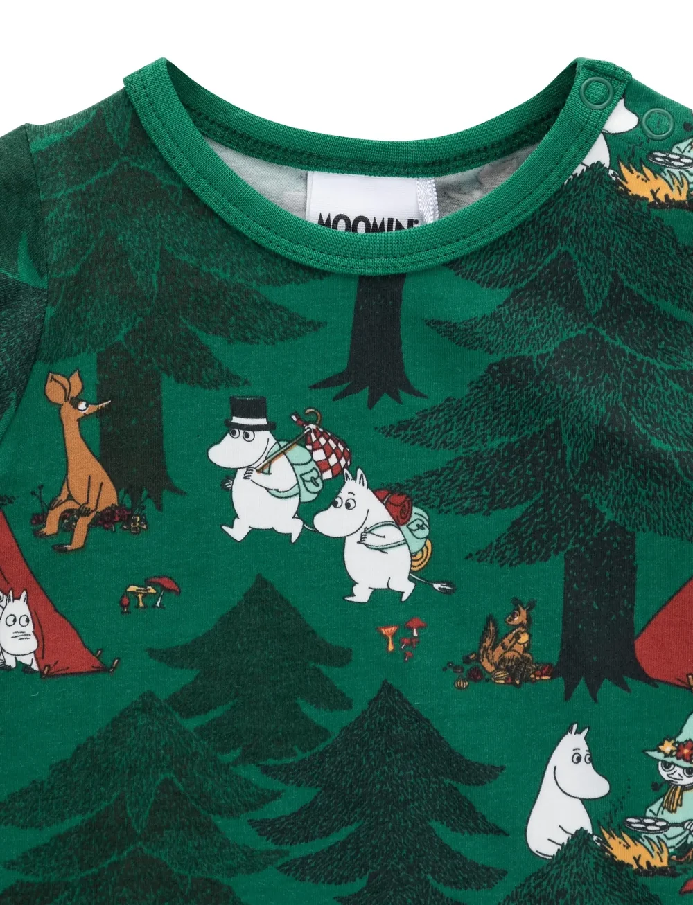 MUUMI - TELTTAILU BODY - pitkähihaiset bodyt - green - 5