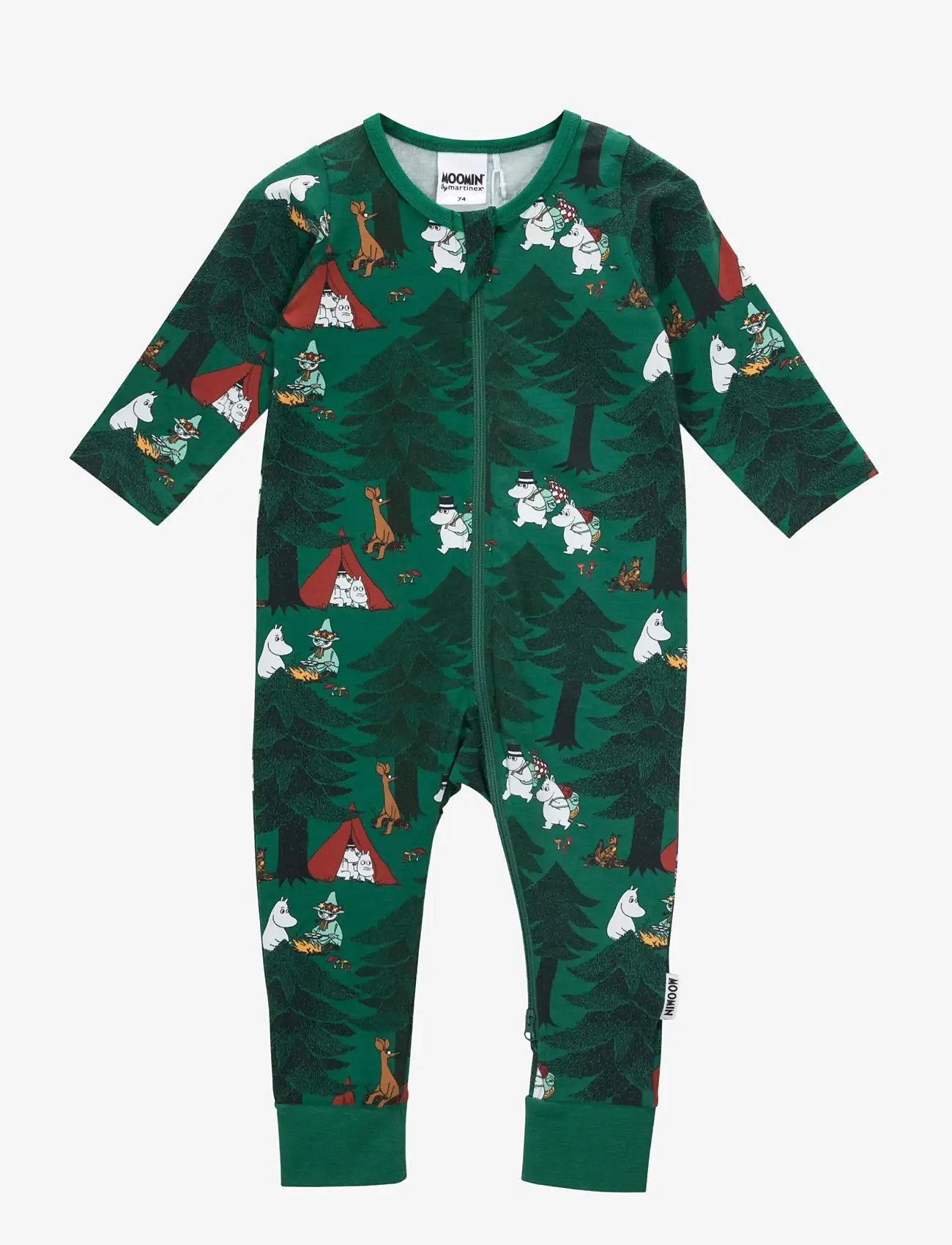 MOOMIN - TÄLTLIV PYJAMAS - schlafoveralls - green - 0