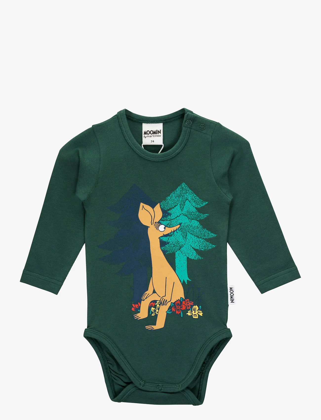 MUMIN - SNIFF BODY - långärmade bodies - green - 0
