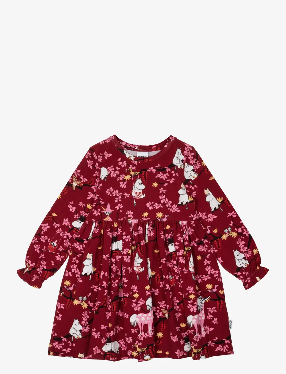 MOOMIN - CLIMBING TREE DRESS - casual jurken met lange mouwen - red - 0