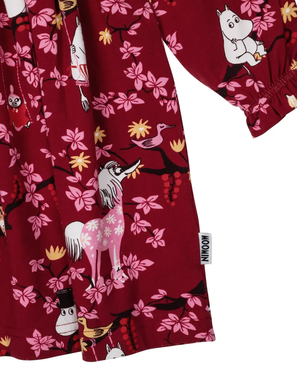 MOOMIN - CLIMBING TREE DRESS - casual jurken met lange mouwen - red - 2