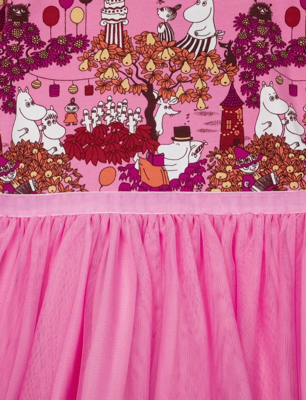 MUMIN - PARTY MOMENT TULLE DRESS - langærmede hverdagskjoler - pink - 3