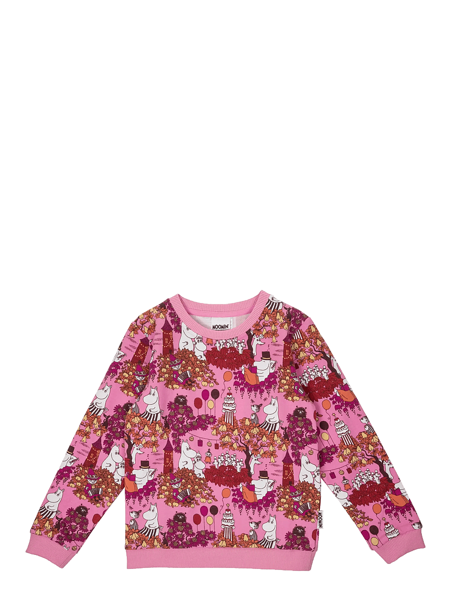 MOOMIN - SKÖRDEFEST COLLEGETRÖJA - sweatshirts - pink - 0