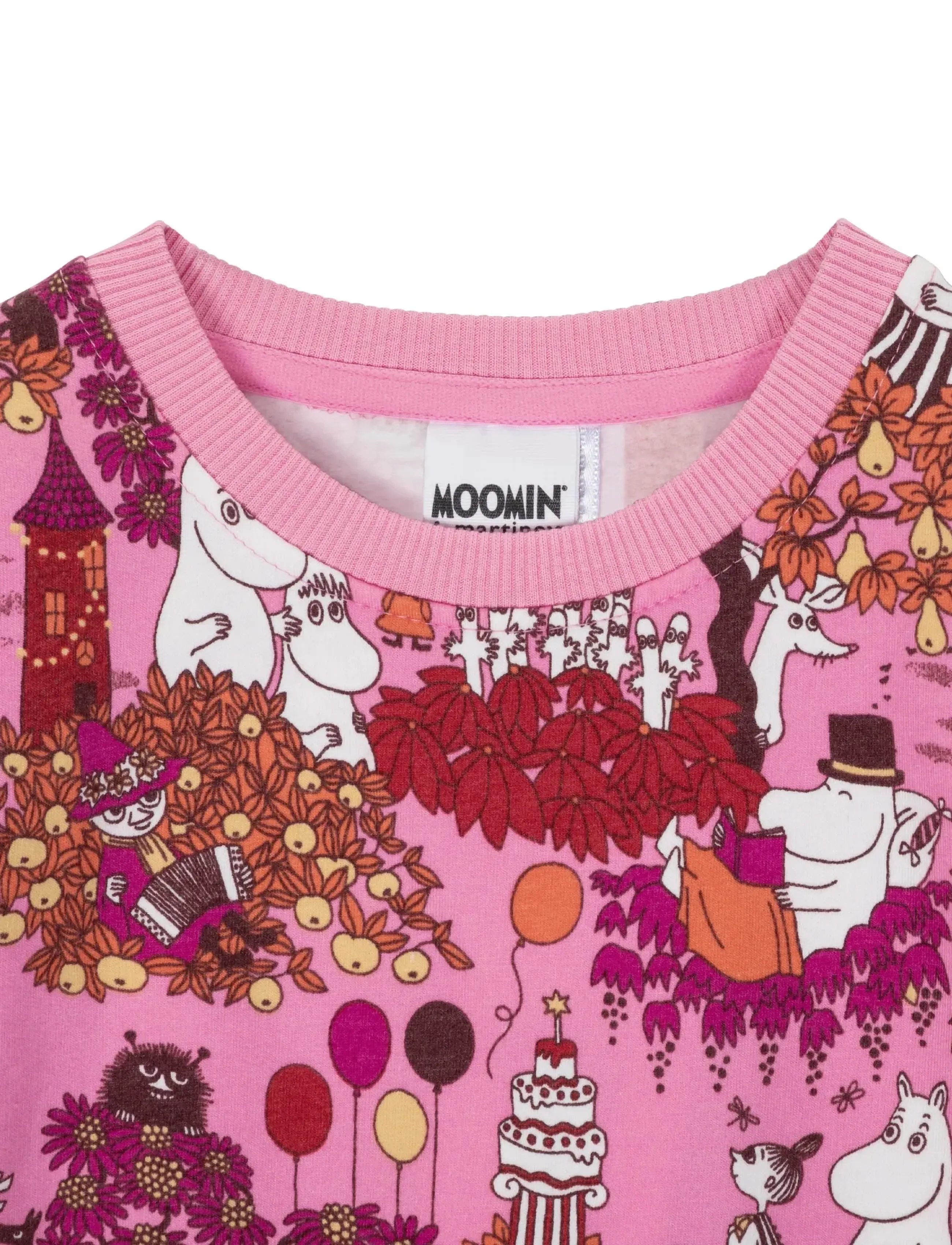 MUMIN - SKÖRDEFEST COLLEGETRÖJA - sweatshirts - pink - 1