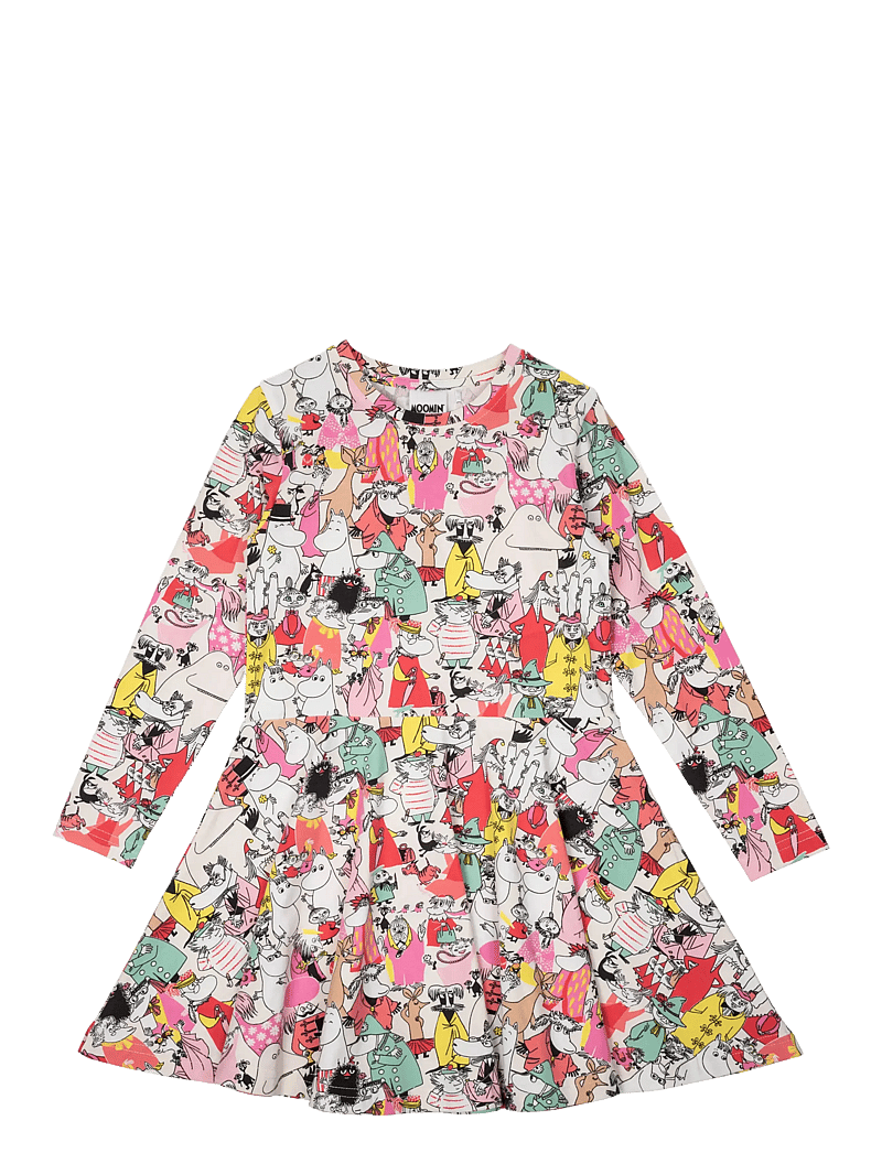 Muumitrollid - KLASSTRÄFF KLÄNNING - pikkade varrukatega vabaaja kleidid - white - 0