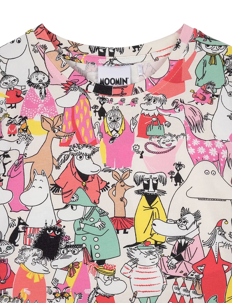 Muumitrollid - KLASSTRÄFF KLÄNNING - pikkade varrukatega vabaaja kleidid - white - 2