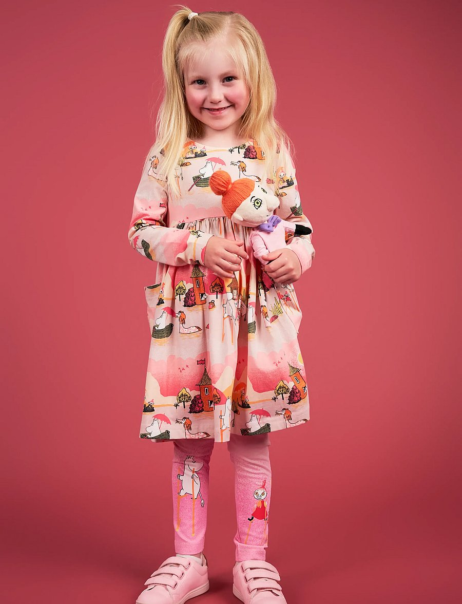 MOOMIN - DELUGE DRESS - robes décontractées à manches longues - beige - 0