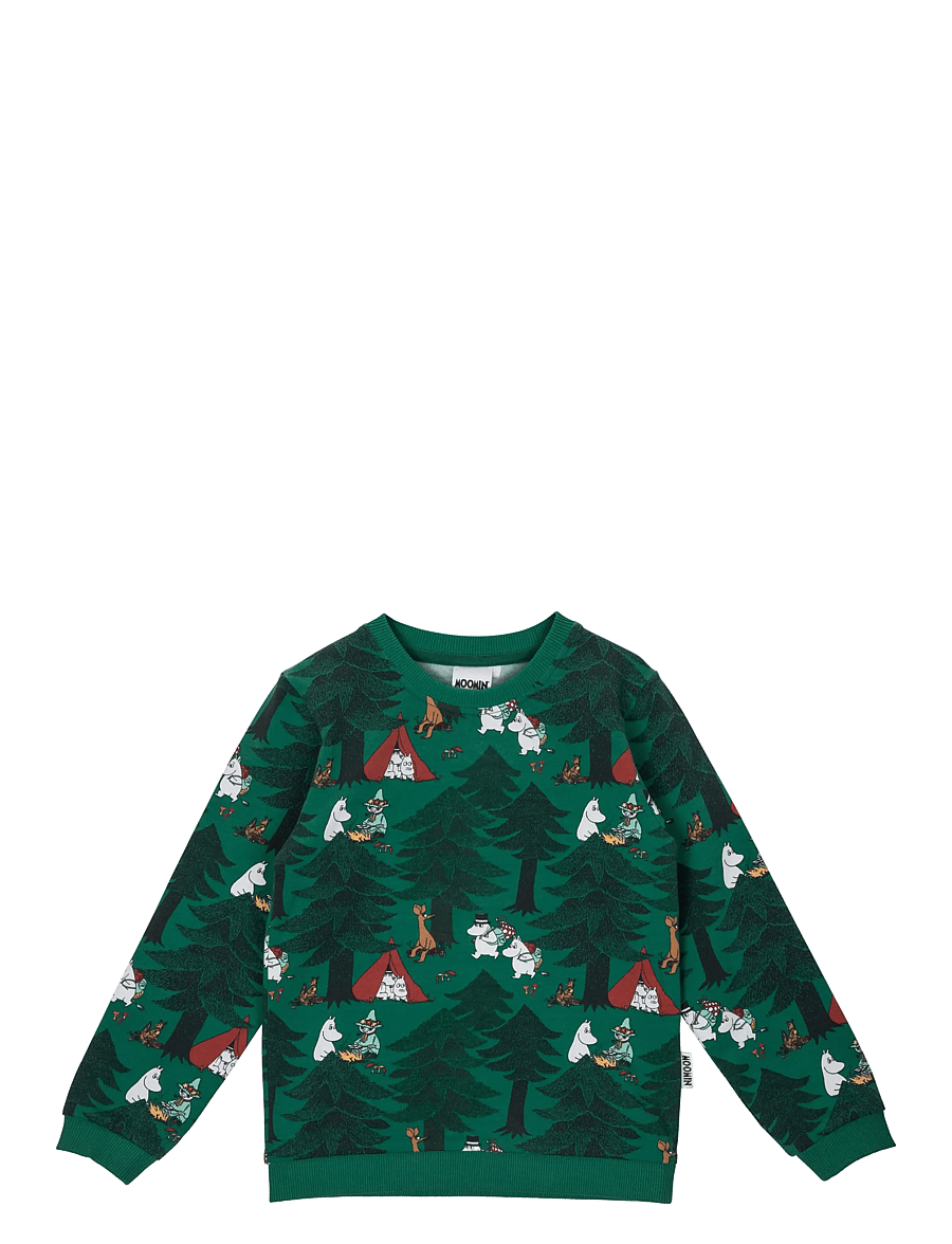 MOOMIN - TÄLTLIV COLLEGETRÖJA - sweatshirts - green - 0