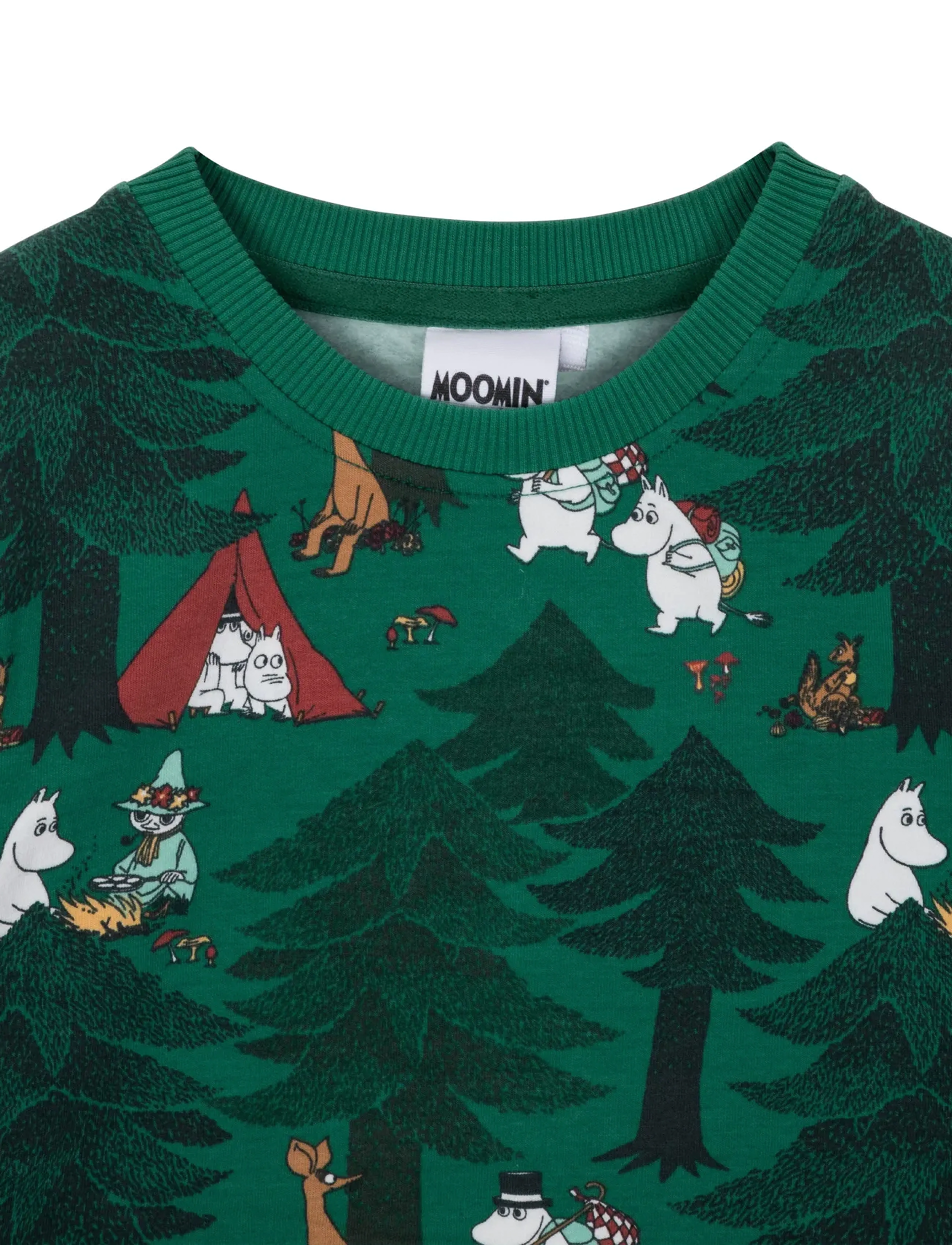 MUMIN - TÄLTLIV COLLEGETRÖJA - sweatshirts - green - 1