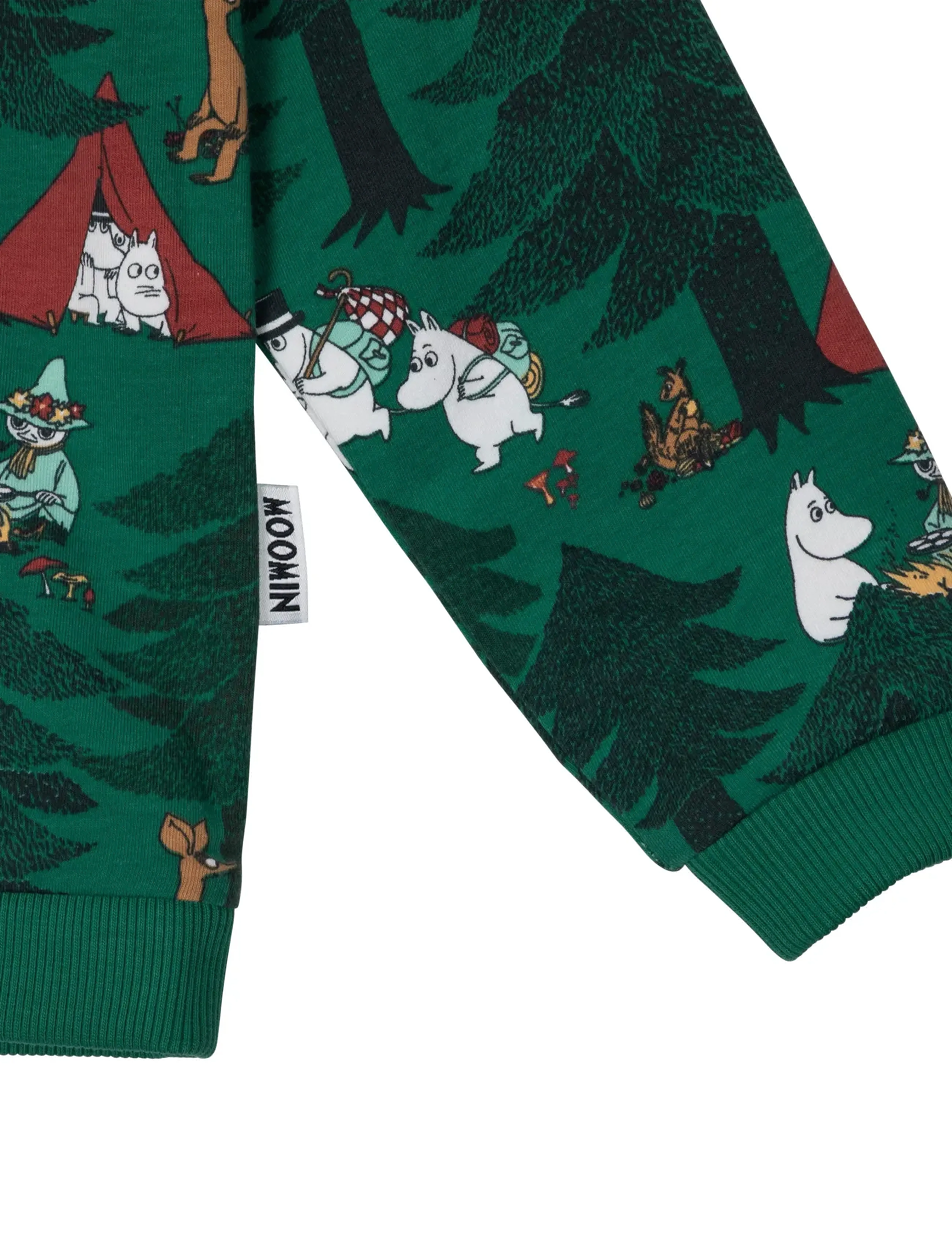 MUMIN - TÄLTLIV COLLEGETRÖJA - sweatshirts - green - 2