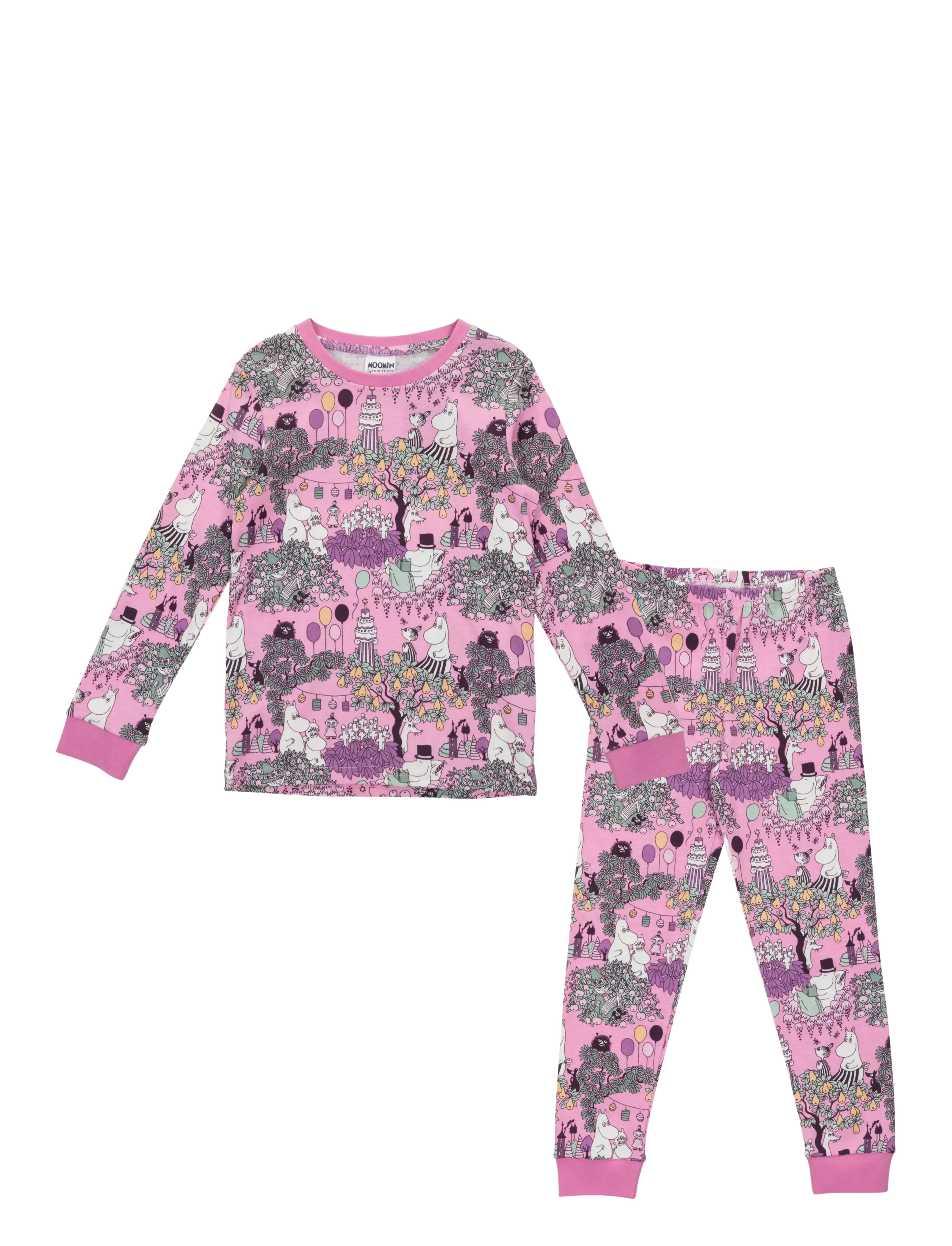 Martinex SKÖRDEFEST PYJAMAS - Sovplagg - ROSA / pink/rose