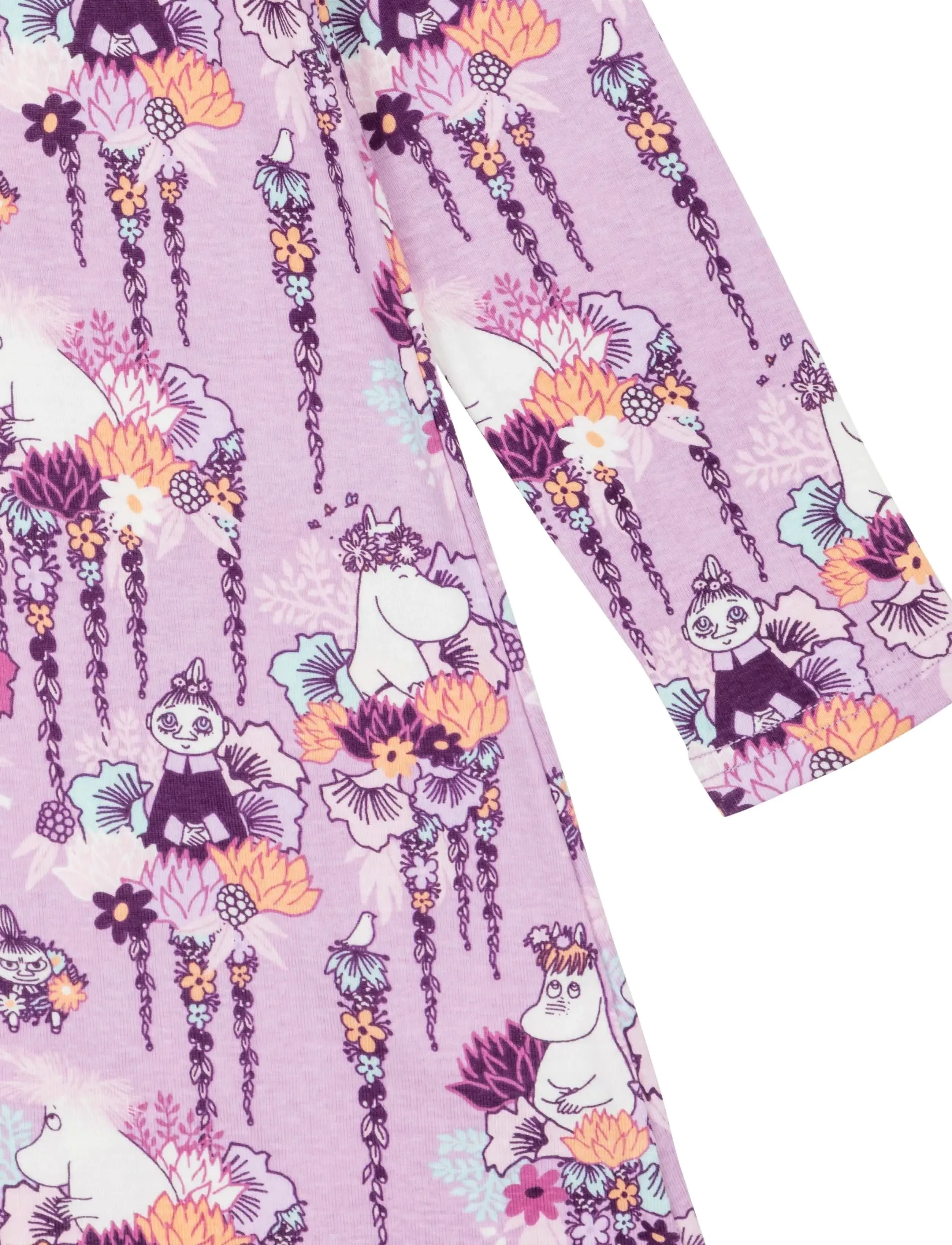 MUMIN - BLOMKRANS NATTLINNE - nattkjoler - lila - 2