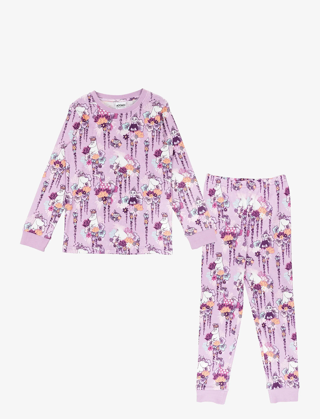 Martinex - BLOMKRANS PYJAMAS - lila - 0