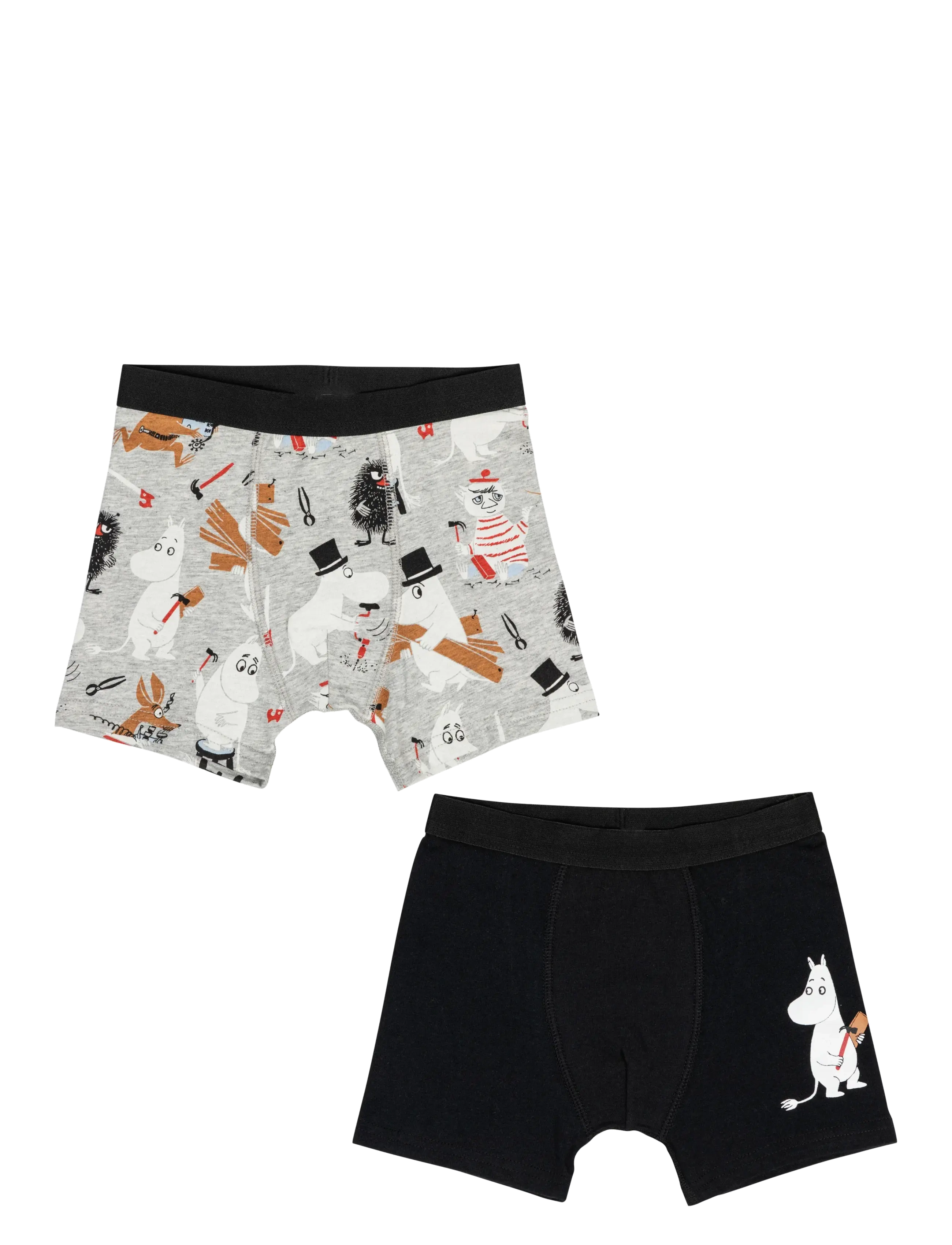 Muumitrollid BYGGARE BOXERSHORTS - Riided - GRÅ / grey