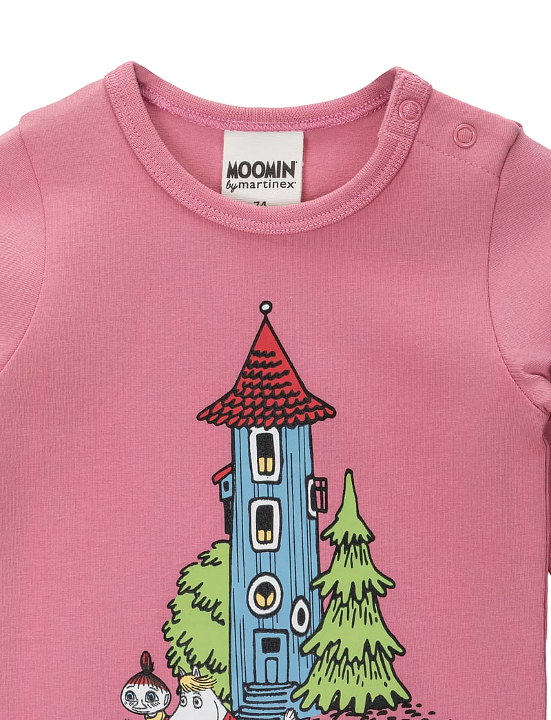 MUMIN - MUMINHUSET BODY - långärmade bodies - pink - 1